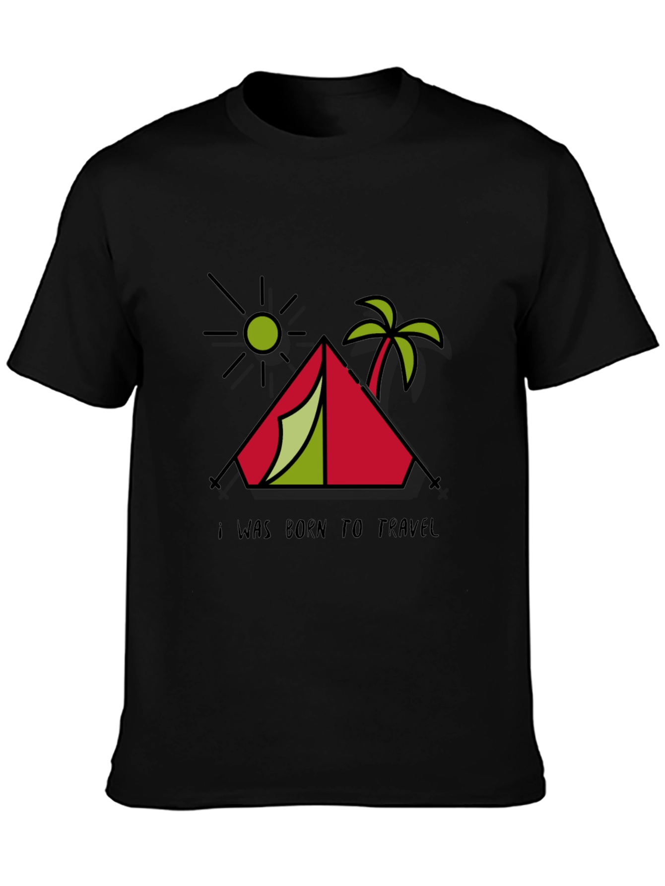 Born To Travel Graphic T-Shirt
