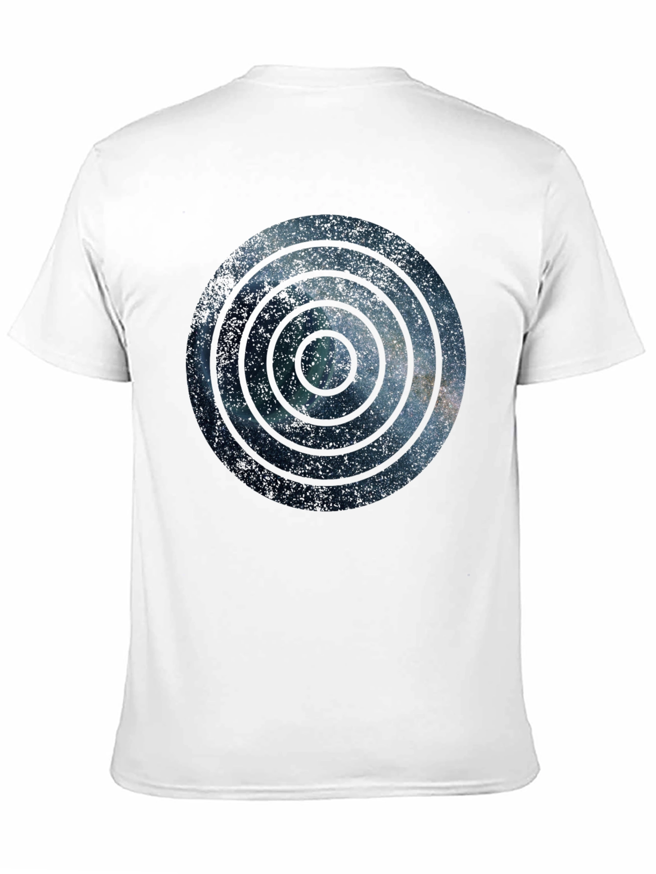 Galaxy Circle Graphic T-Shirt - Modern Design