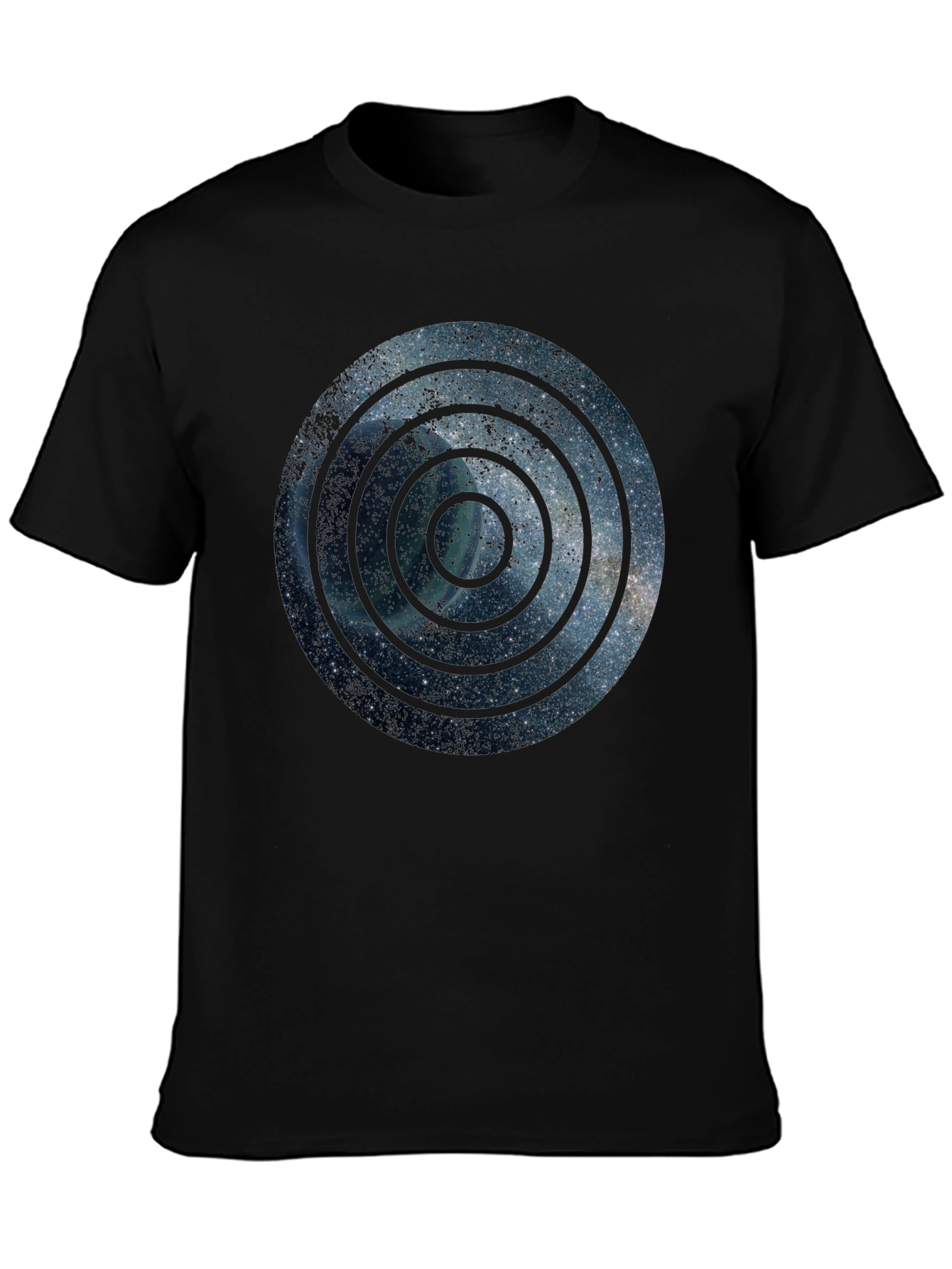 Galaxy Circle Graphic T-Shirt - Modern Design