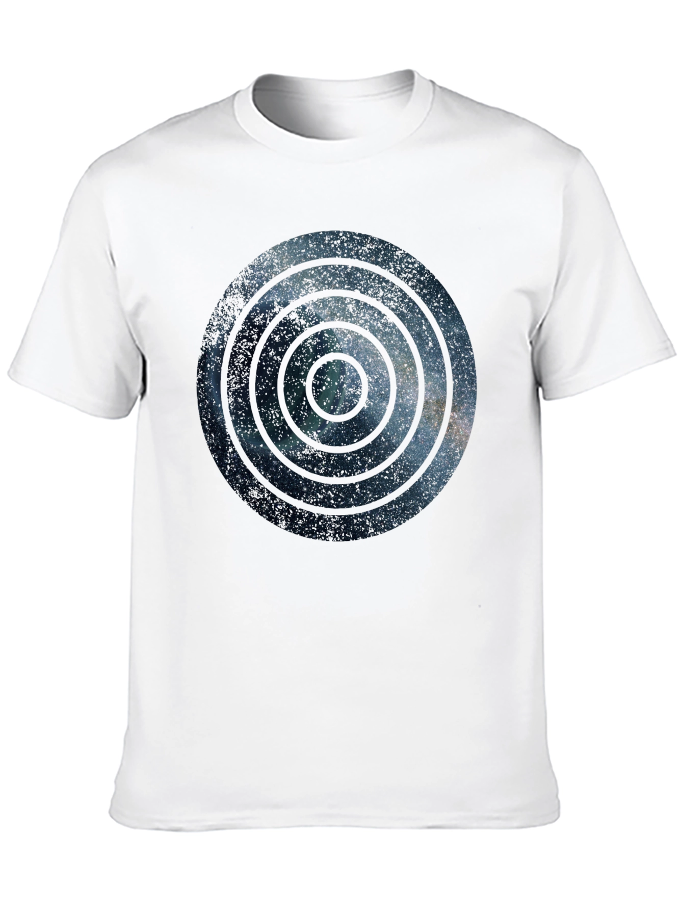 Galaxy Circle Graphic T-Shirt - Modern Design