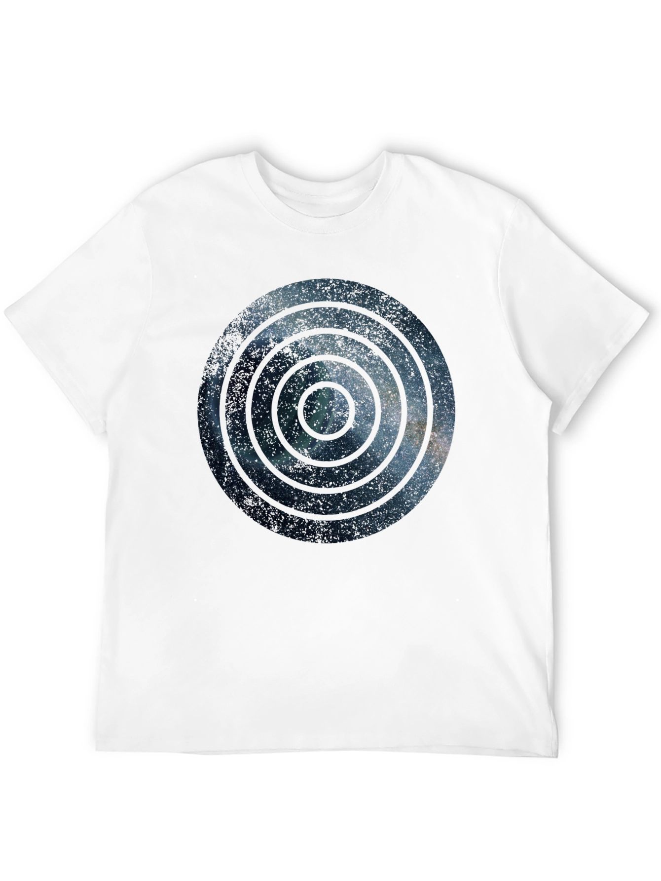 Galaxy Circle Graphic T-Shirt - Modern Design