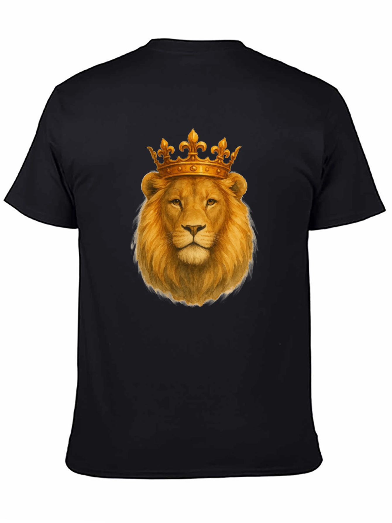 Lion King Graphic Print Black T-Shirt