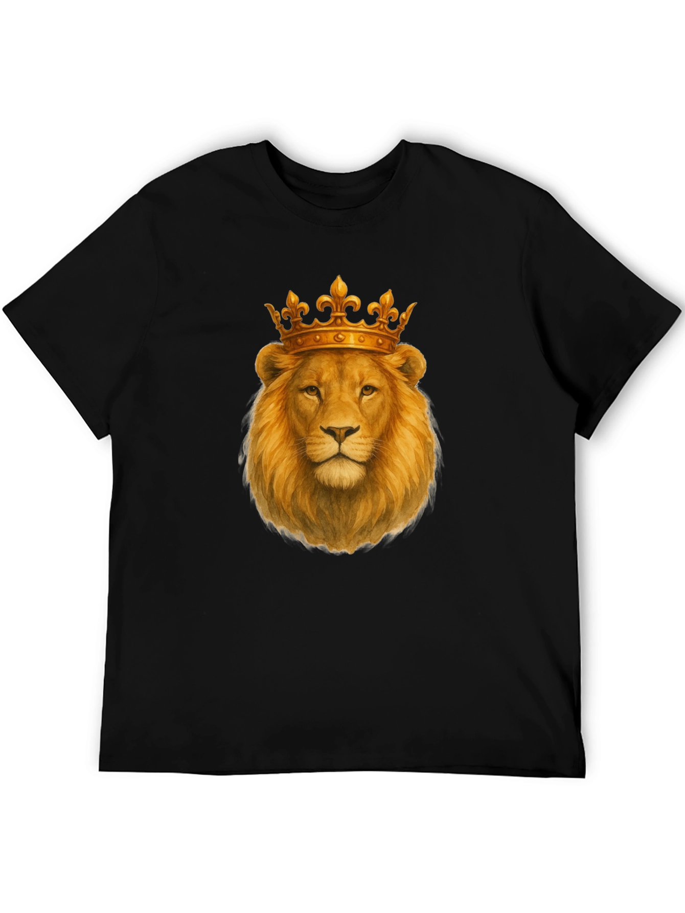Lion King Graphic Print Black T-Shirt
