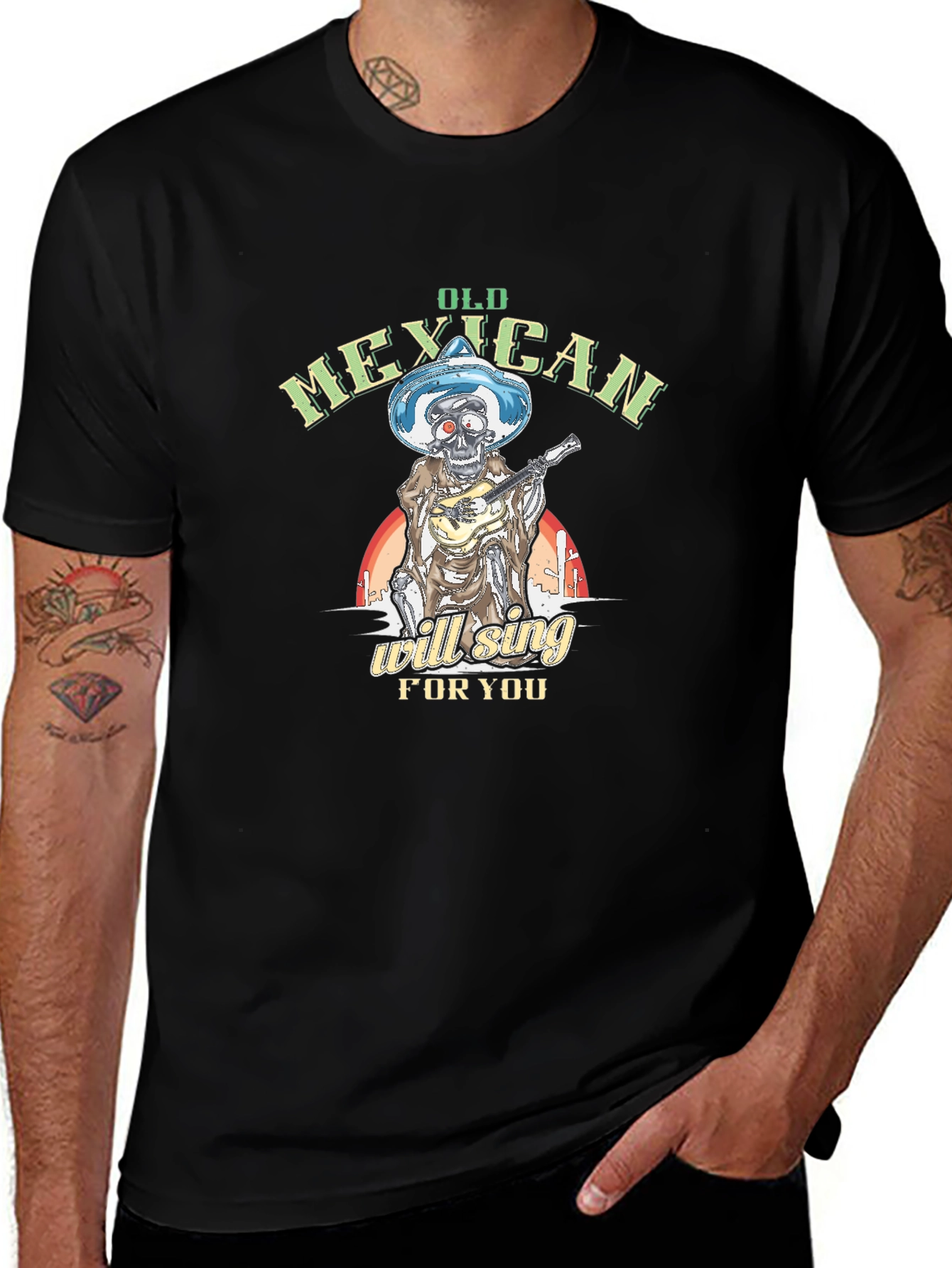 Old Mexican Will Sing For You T-Shirt