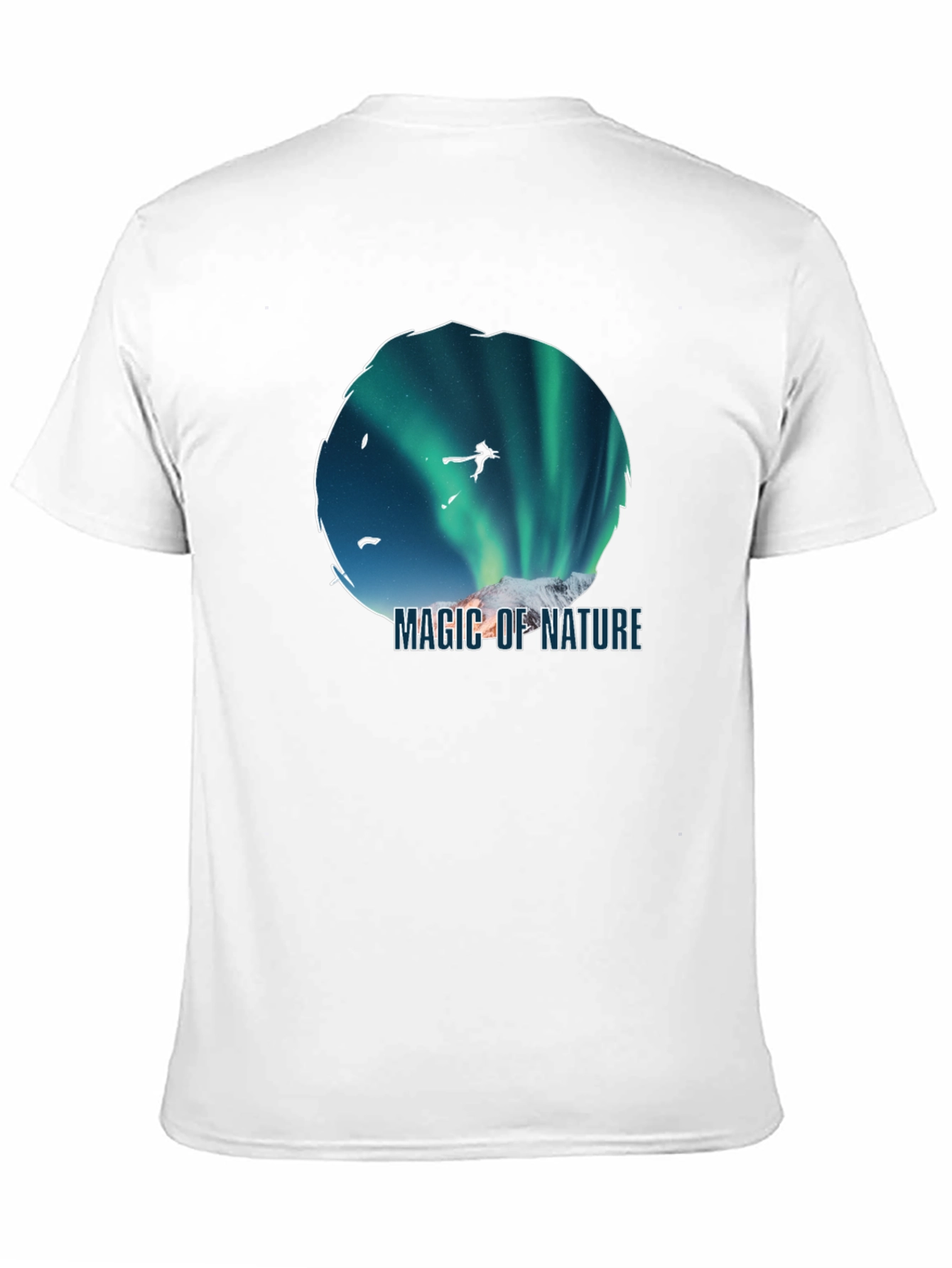 Magic of Nature Graphic Black Tee