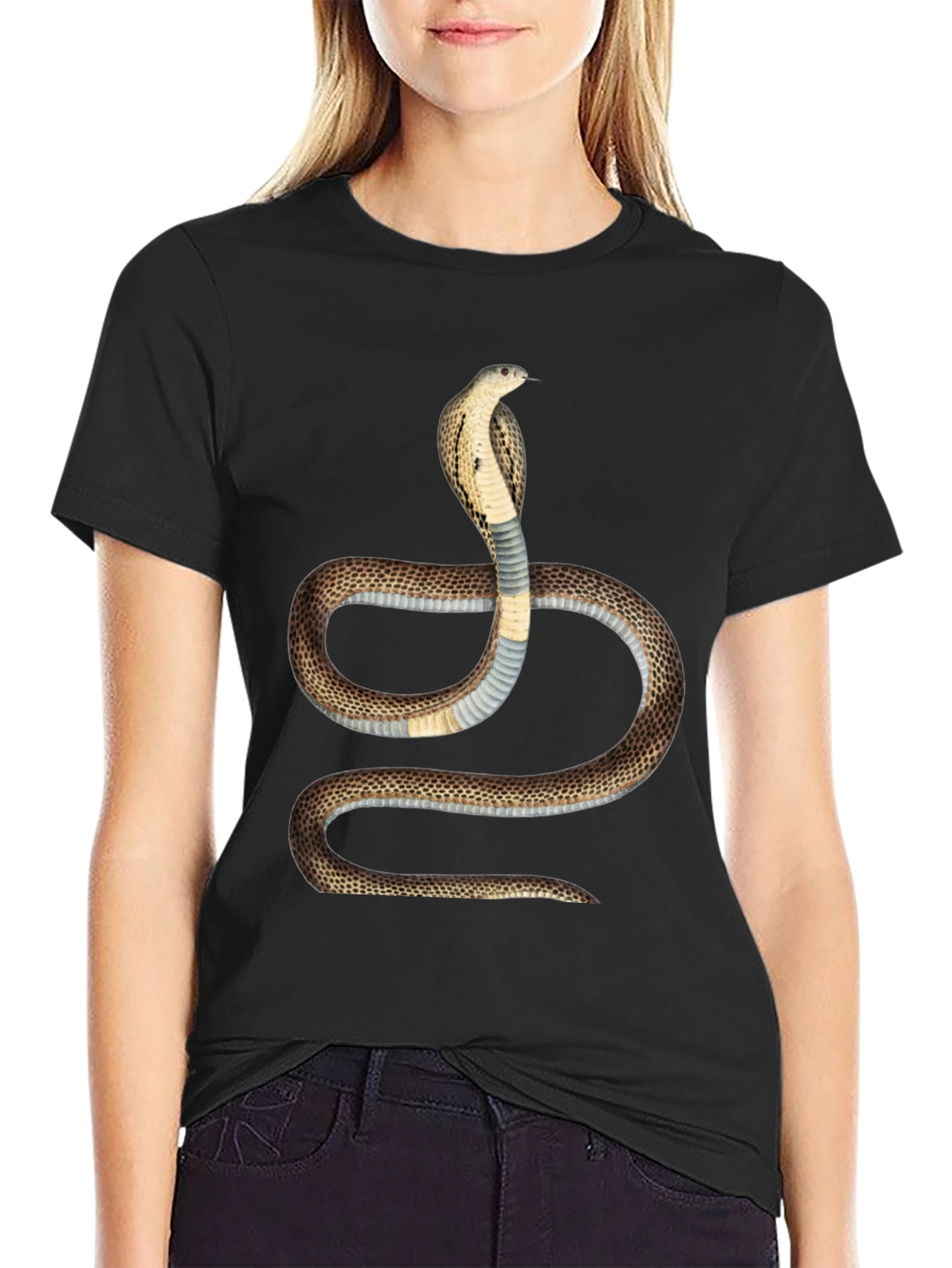 Cobra Graphic T-Shirt - Bold Snake Design