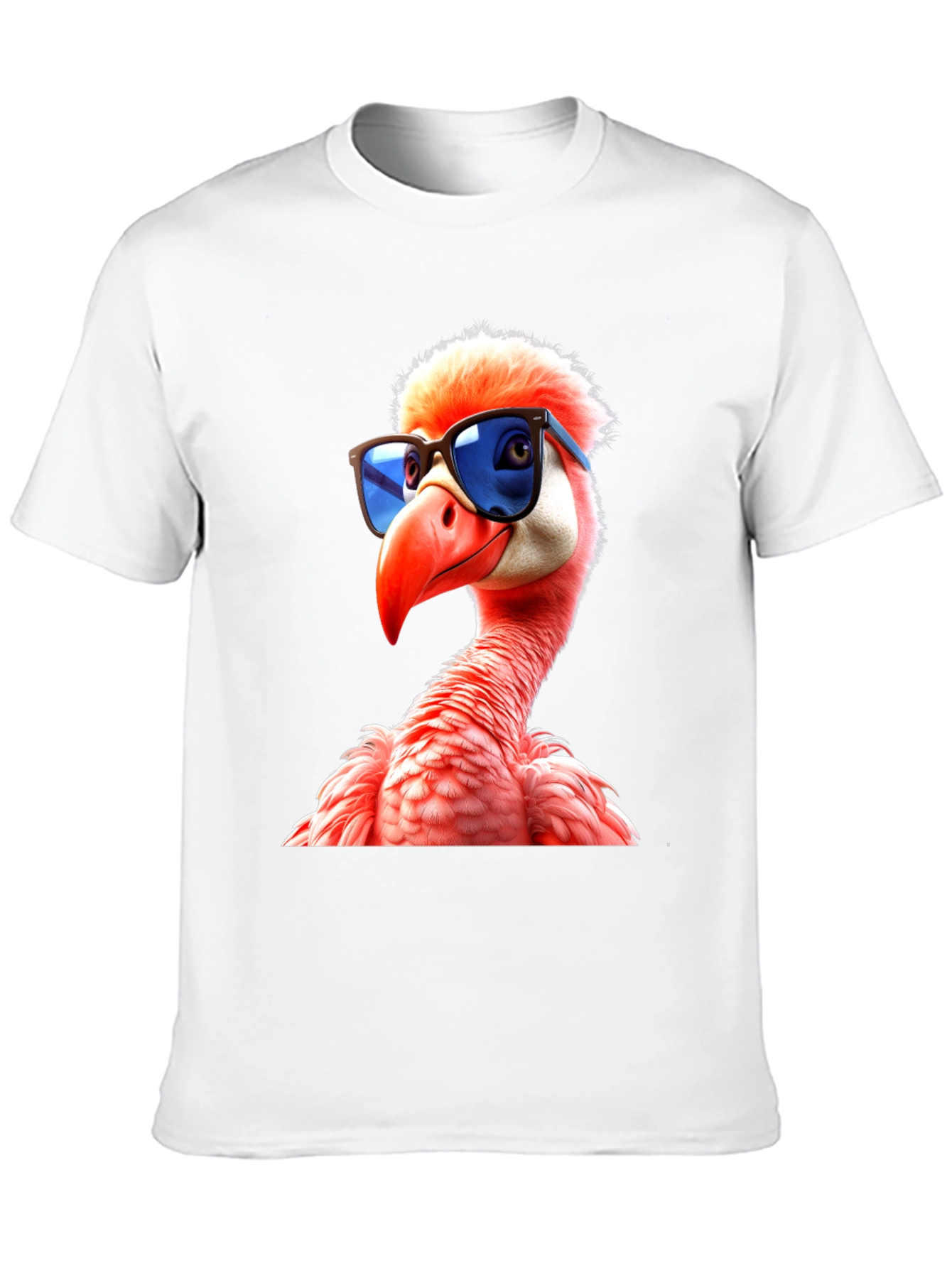 Cool Flamingo T-Shirt - Unique Graphic Tee