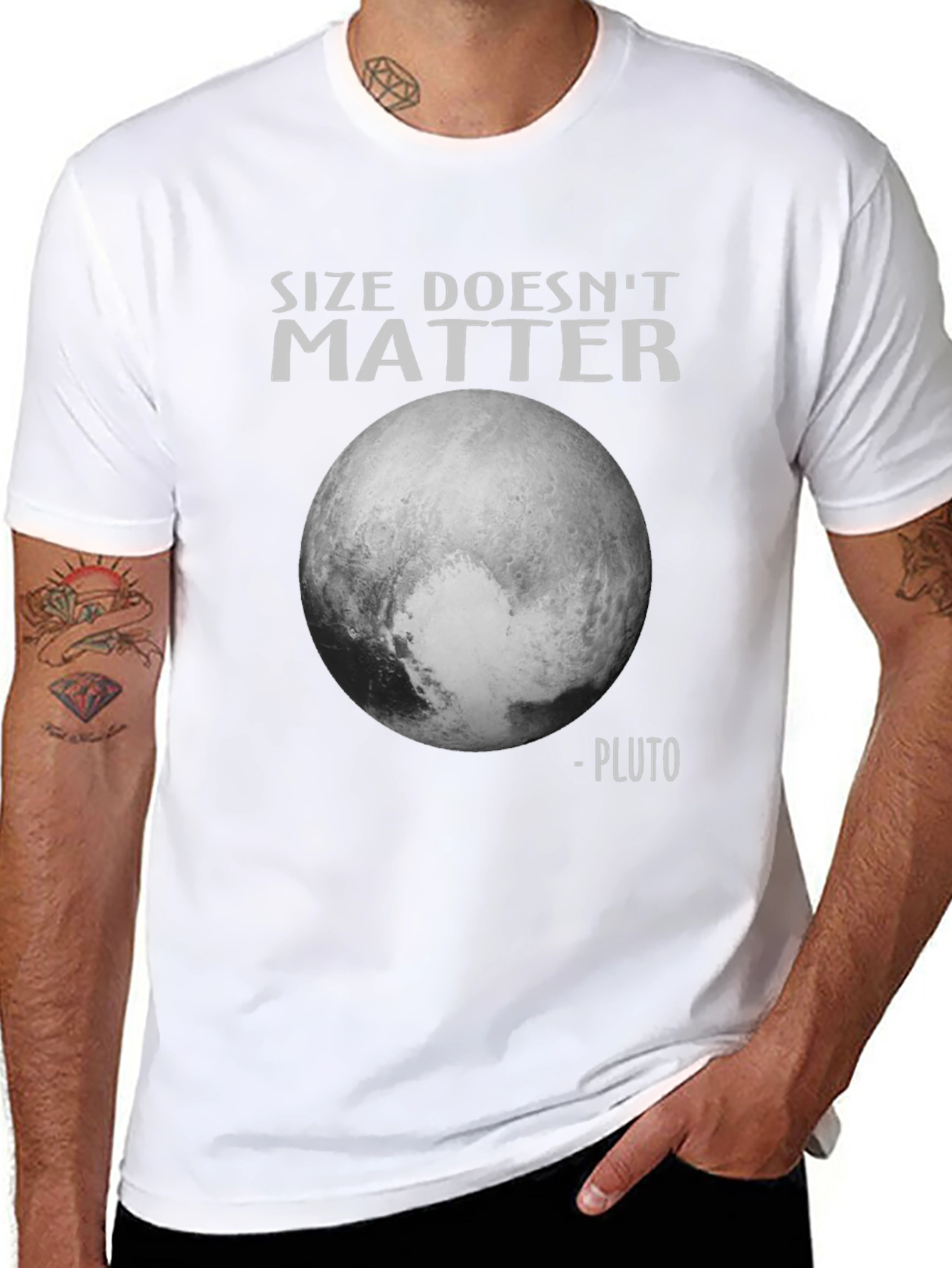 Size Doesnt Matter Pluto T-Shirt