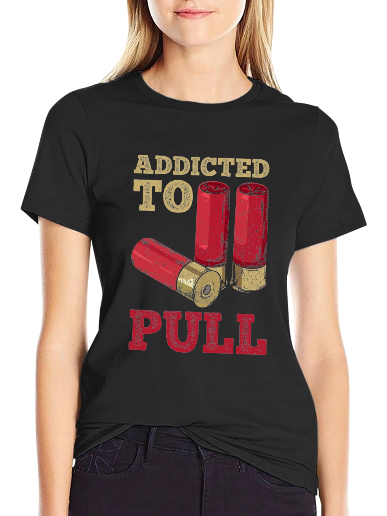 Addicted to Pull T-Shirt - Clay Target Shooting Apparel