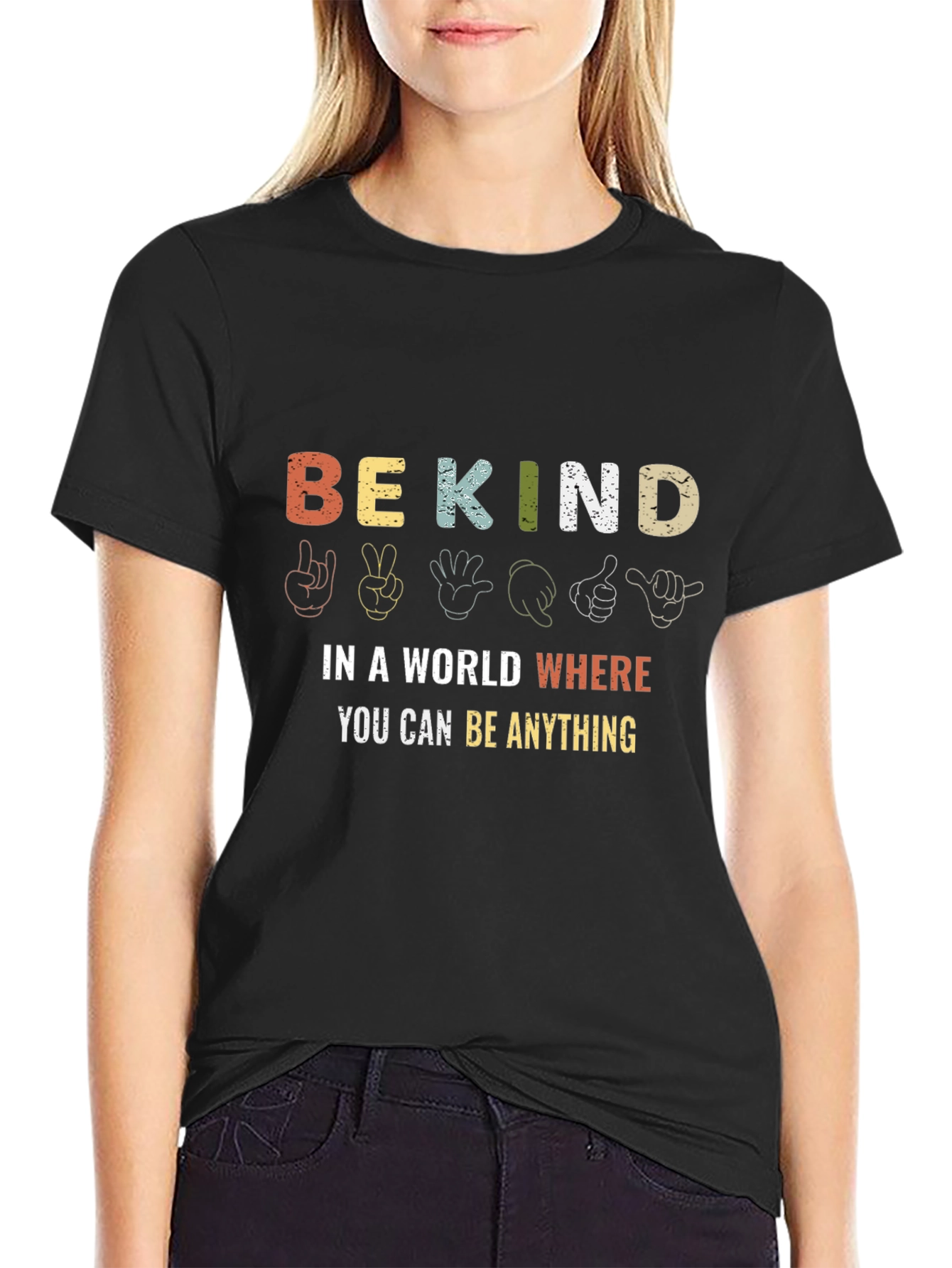 Be Kind ASL Graphic Tee