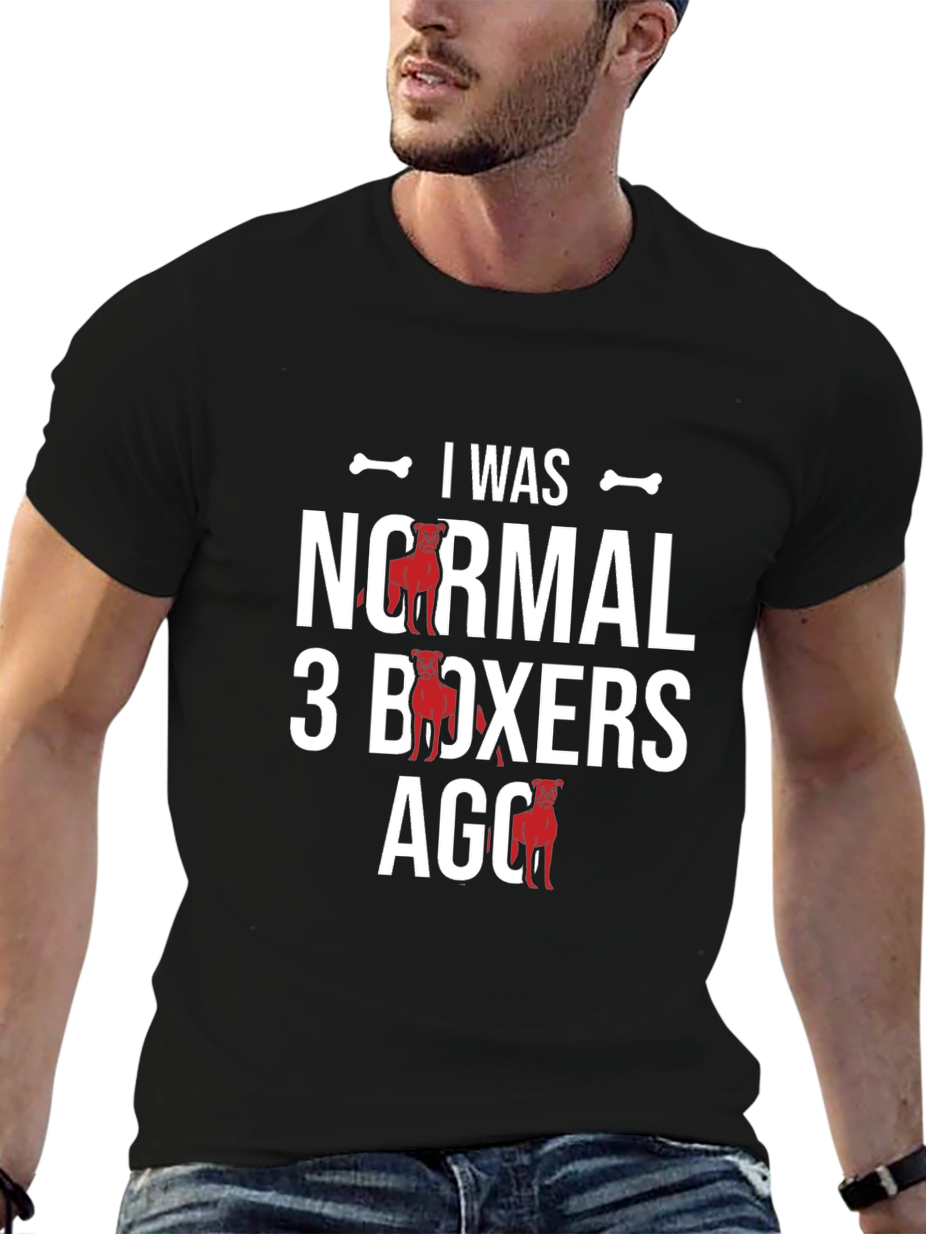 I Was Normal 3 Boxers Ago Graphic T-Shirt