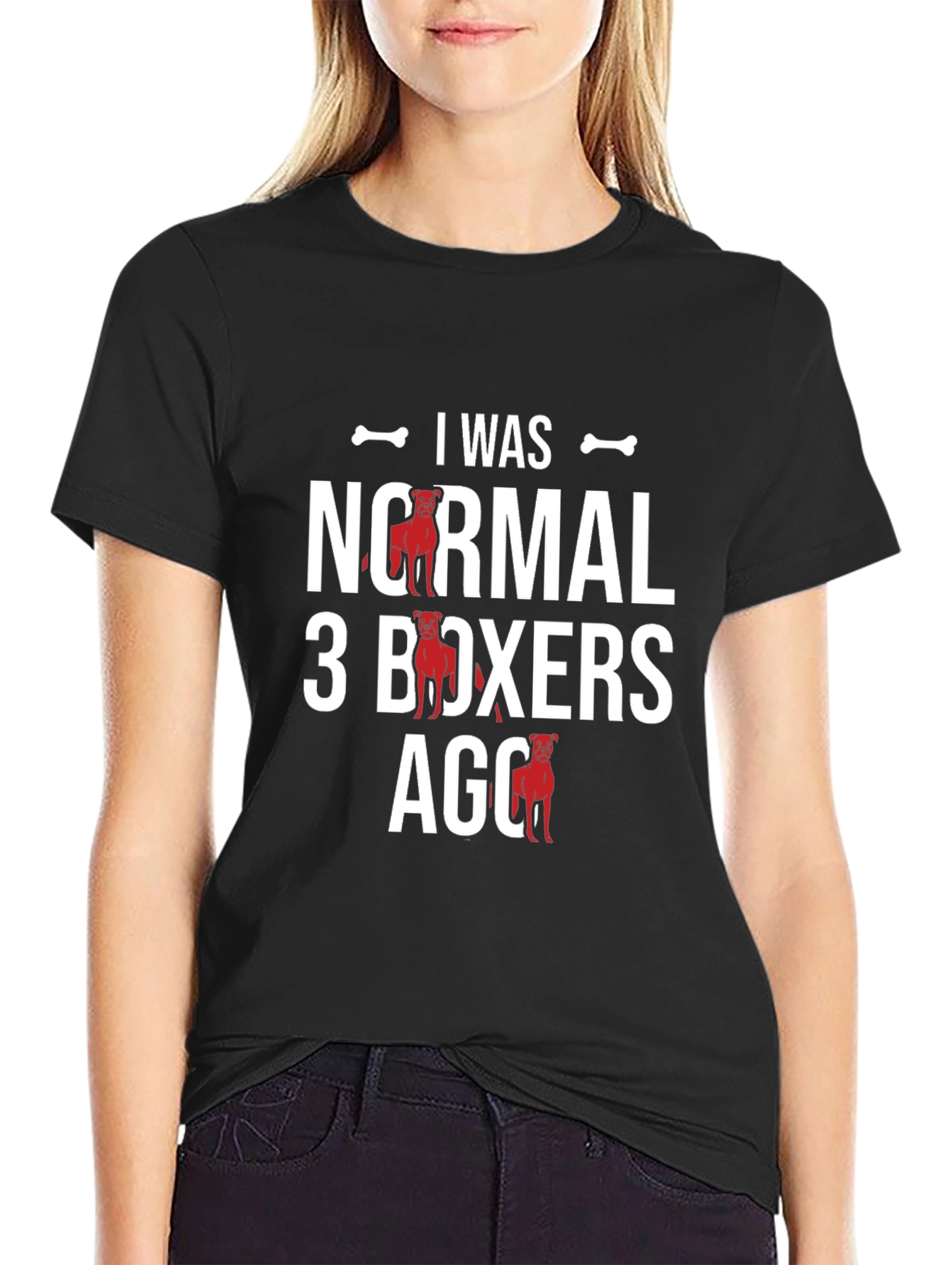 I Was Normal 3 Boxers Ago Graphic T-Shirt
