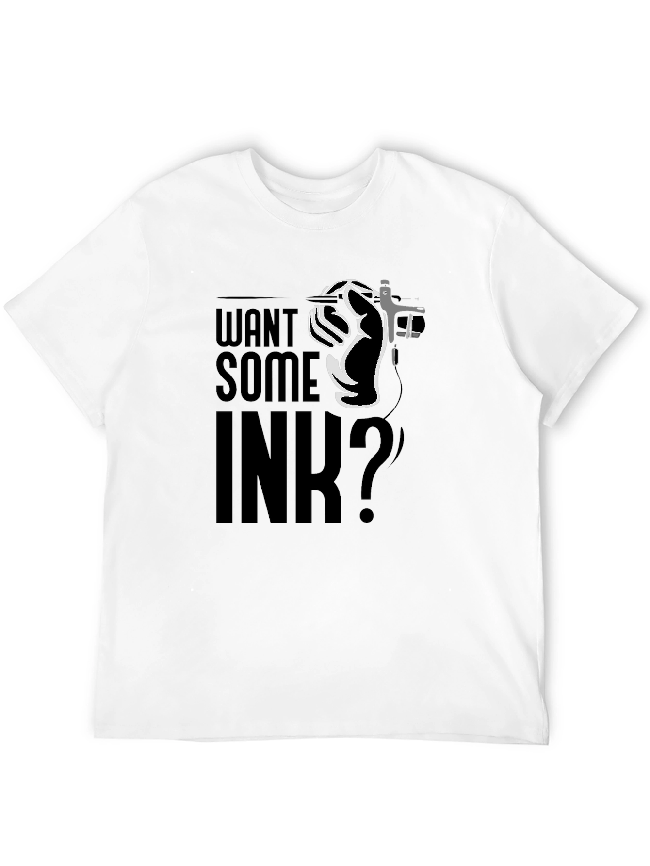 Want Some Ink? Graphic T-Shirt - Tattoo Lover Apparel