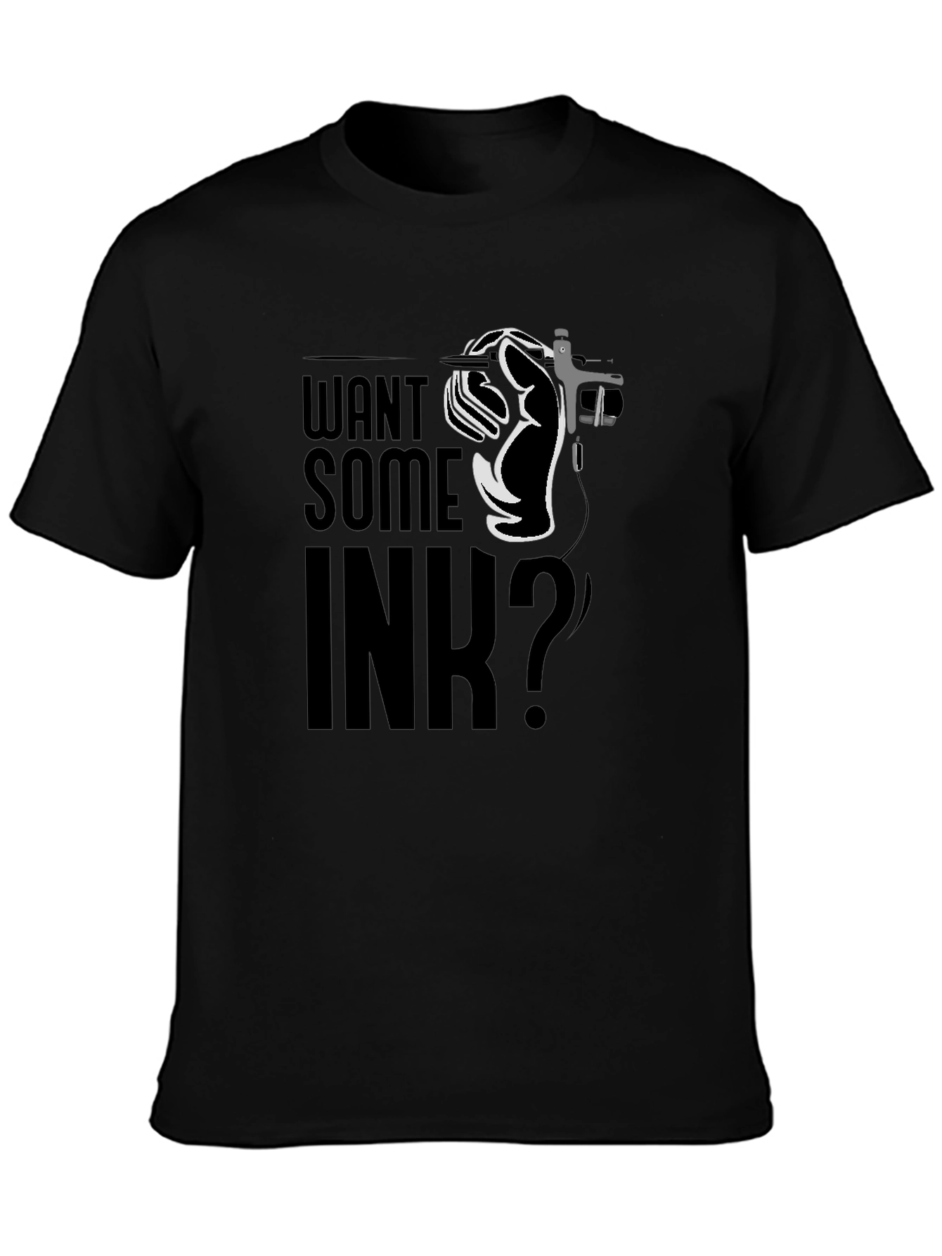 Want Some Ink? Graphic T-Shirt - Tattoo Lover Apparel