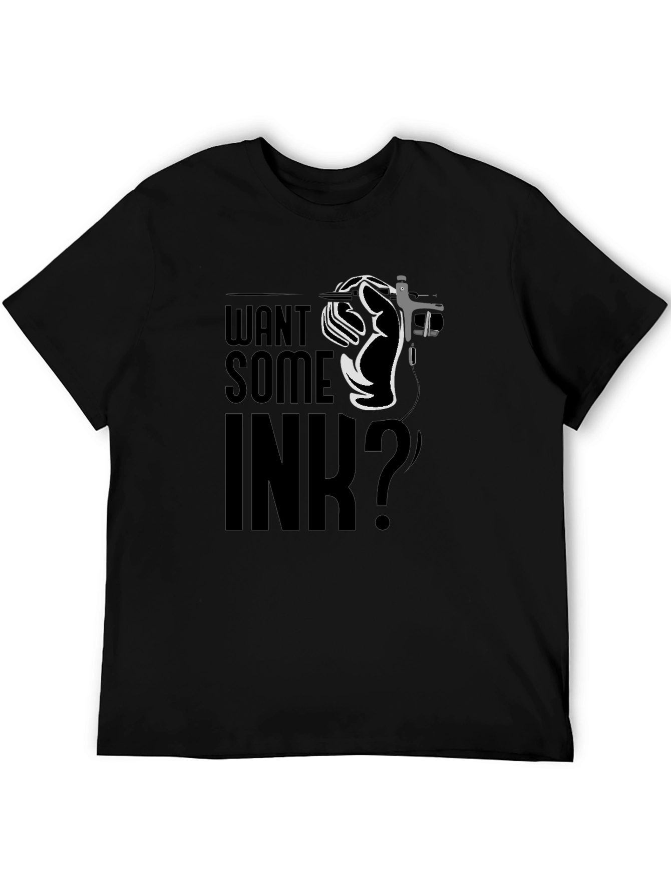 Want Some Ink? Graphic T-Shirt - Tattoo Lover Apparel