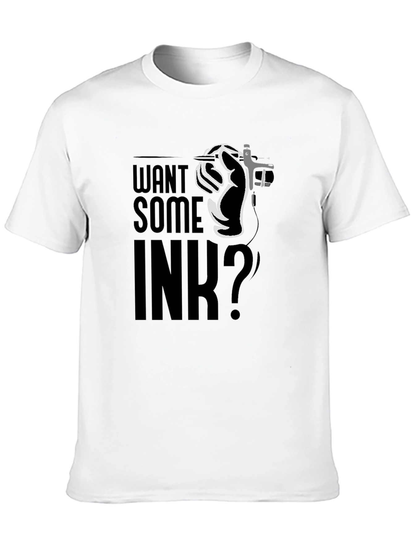 Want Some Ink? Graphic T-Shirt - Tattoo Lover Apparel