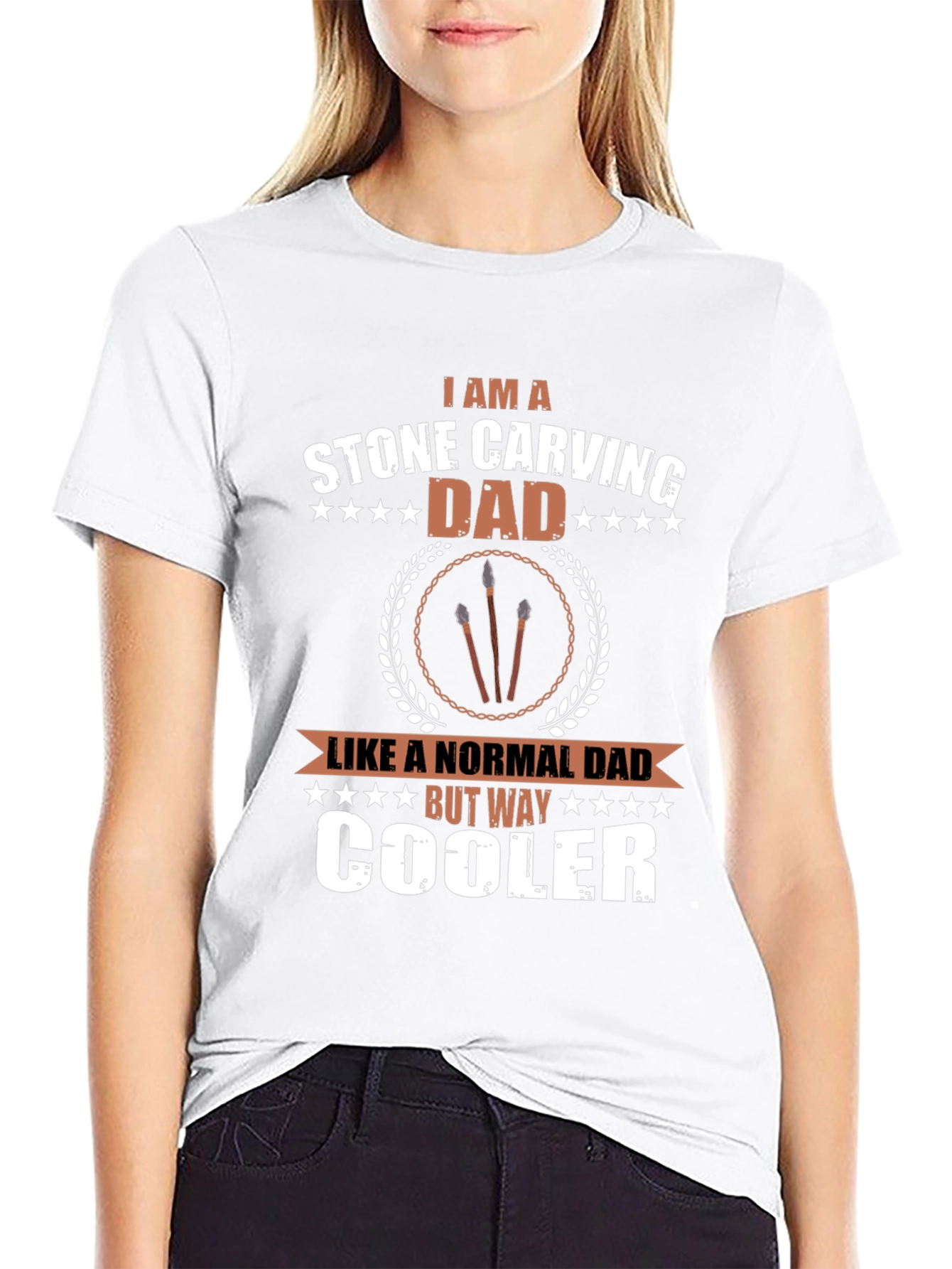 Stone Carving Dad T-Shirt