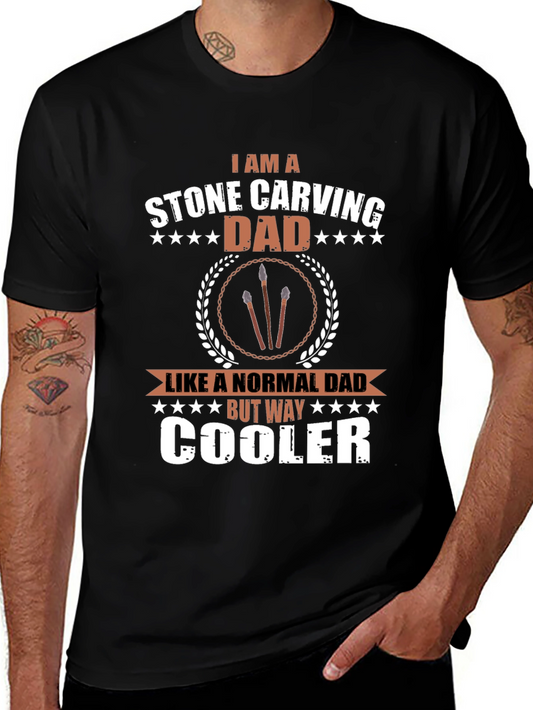 Stone Carving Dad T-Shirt