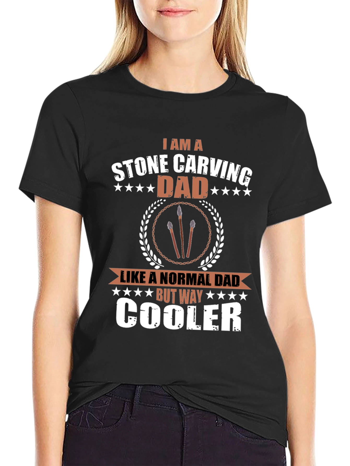 Stone Carving Dad T-Shirt