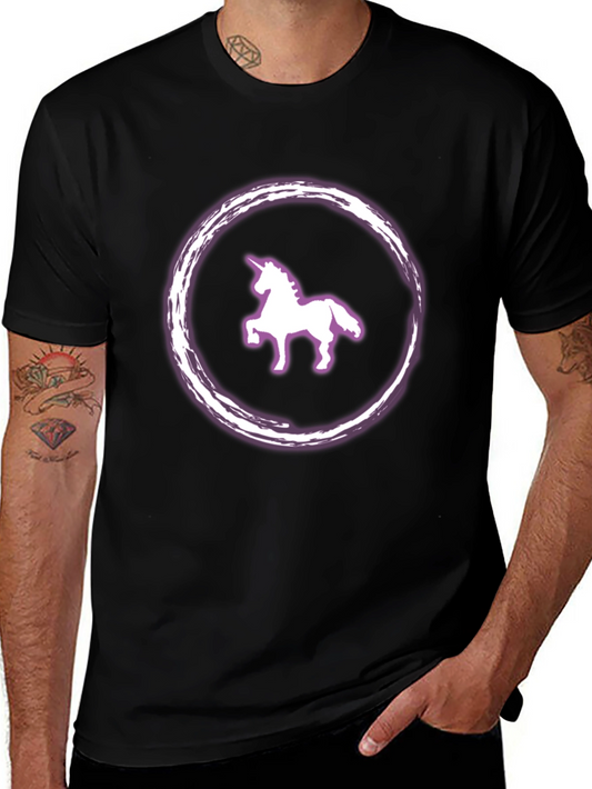 Unicorn Graphic Tee - Stylish Crew Neck T-Shirt