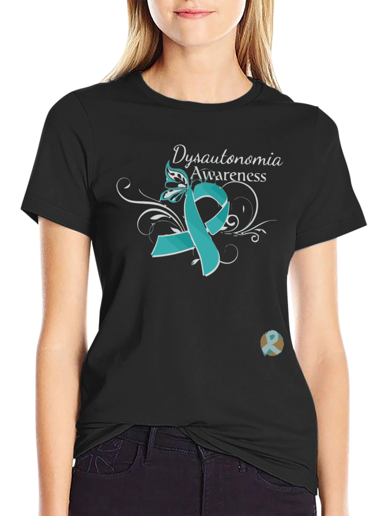 Dysautonomia Awareness Ribbon T-Shirt - Support & Style