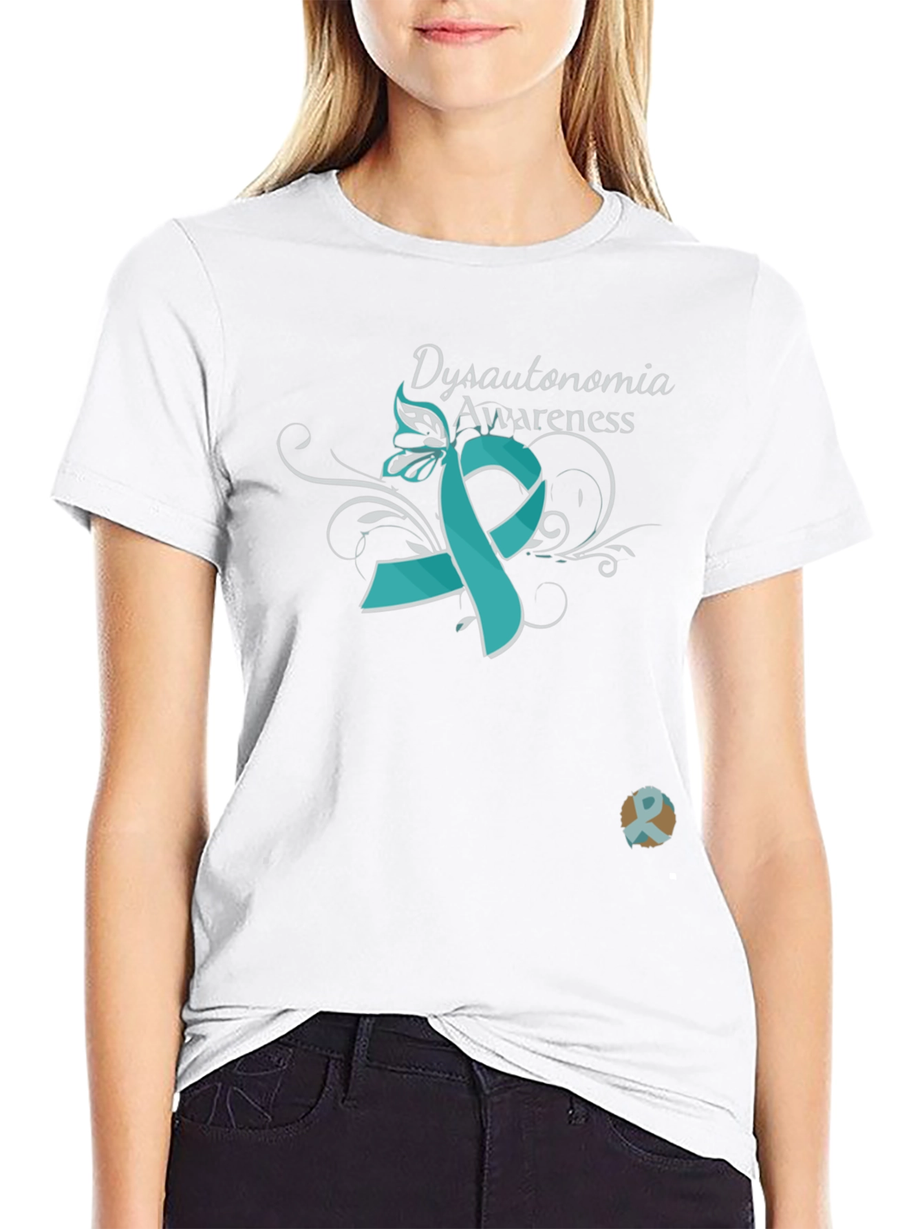 Dysautonomia Awareness Ribbon T-Shirt - Support & Style