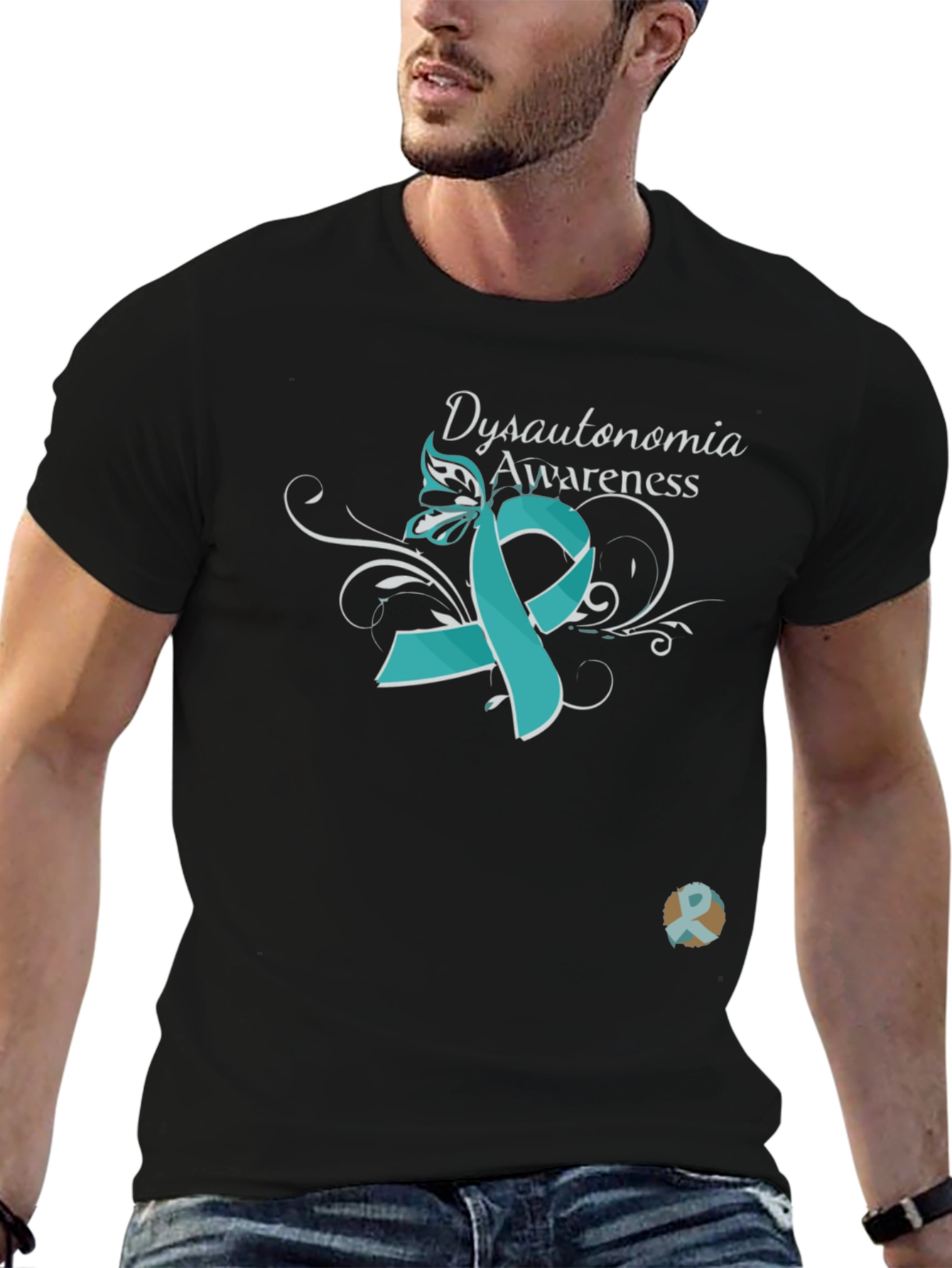 Dysautonomia Awareness Ribbon T-Shirt - Support & Style