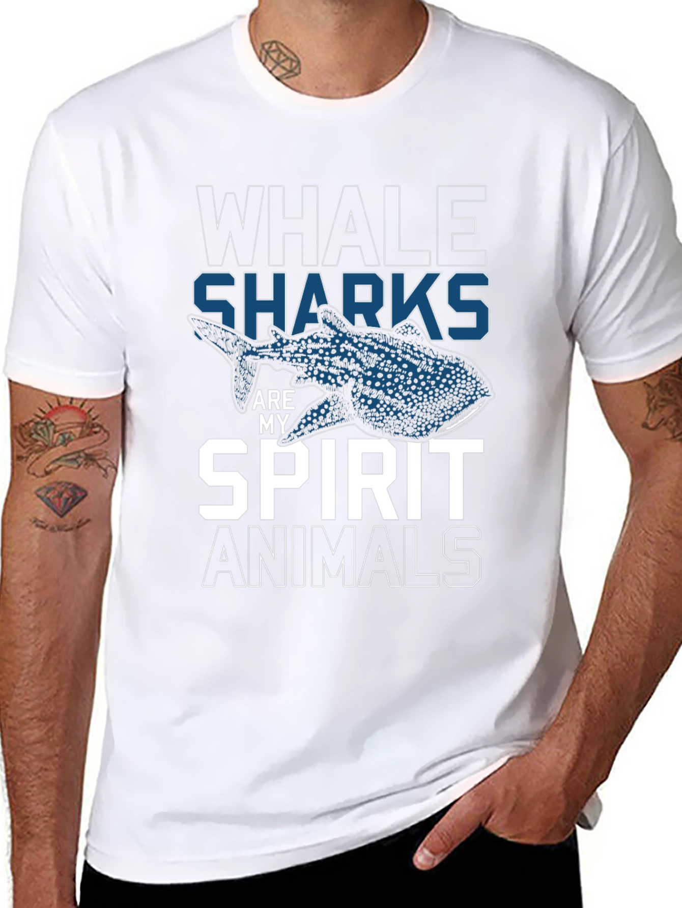 Whale Sharks Spirit Animals Graphic Tee