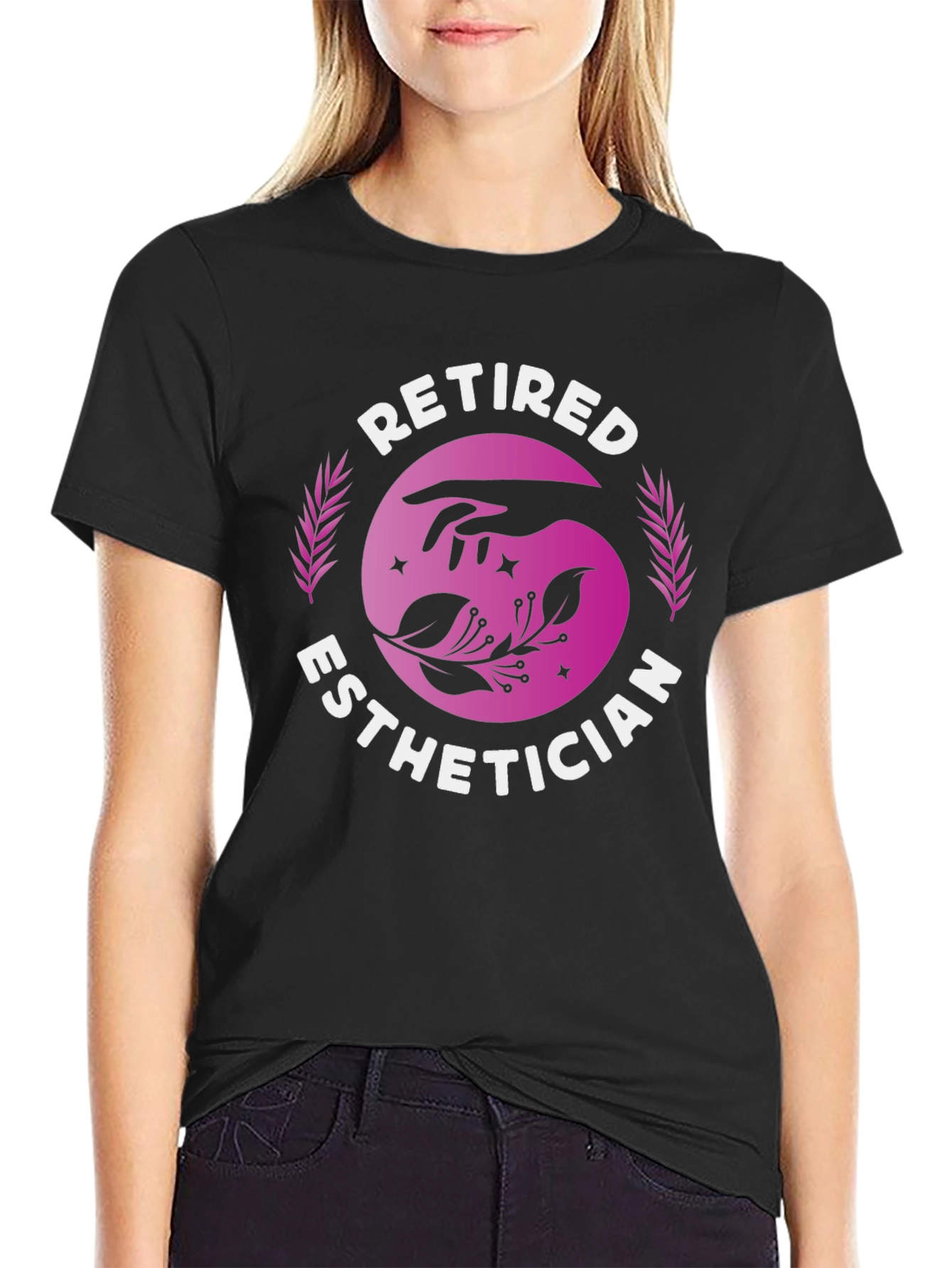 Retired Esthetician Graphic T-Shirt