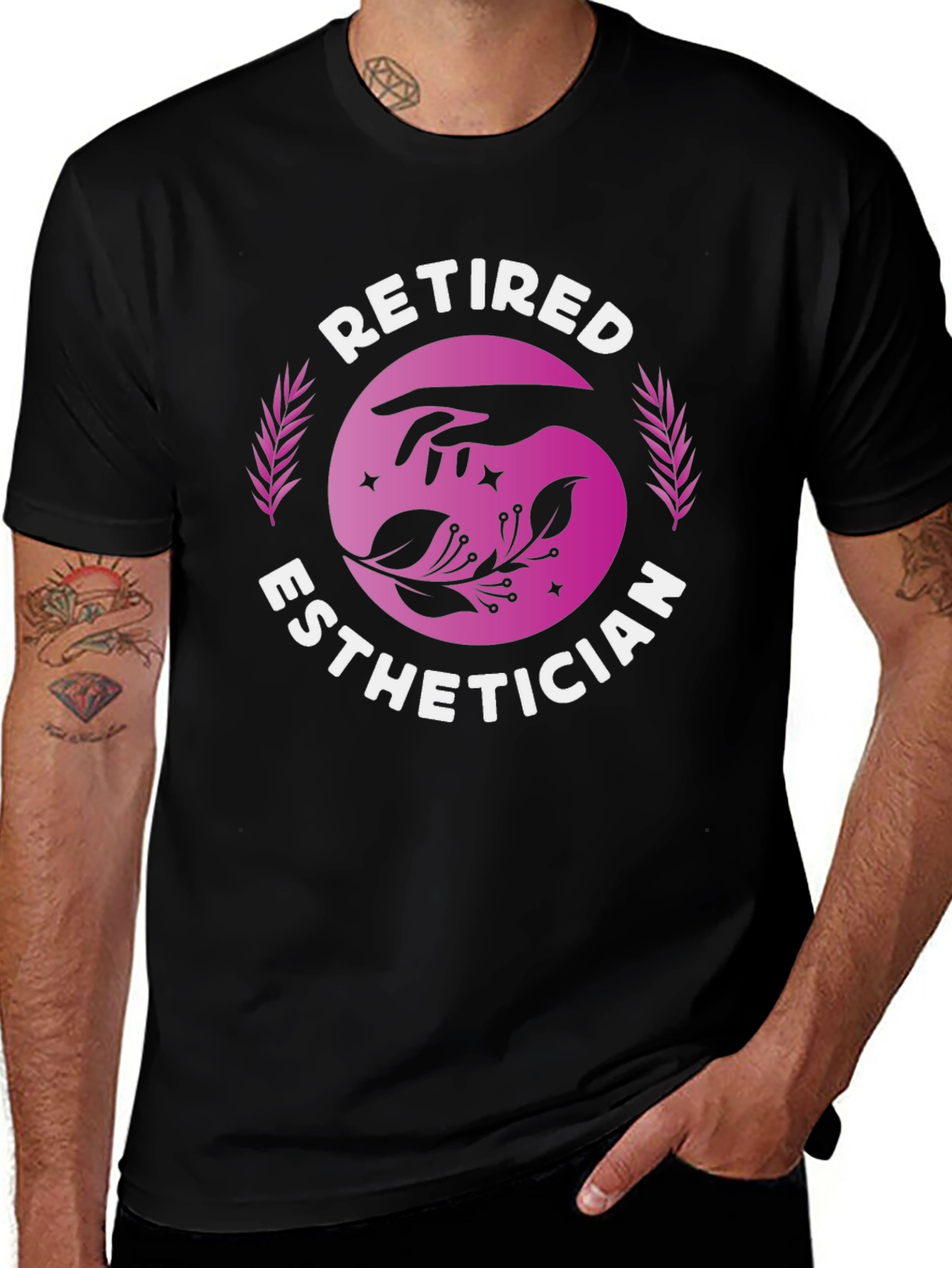 Retired Esthetician Graphic T-Shirt