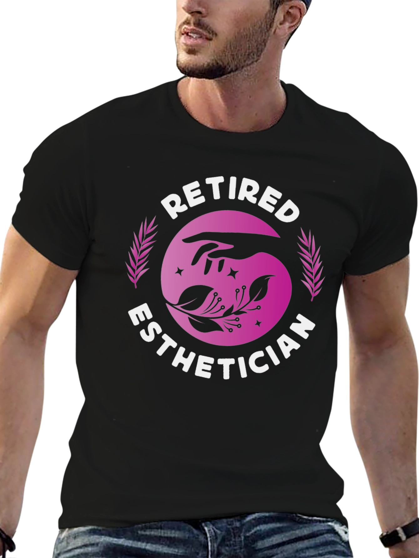 Retired Esthetician Graphic T-Shirt