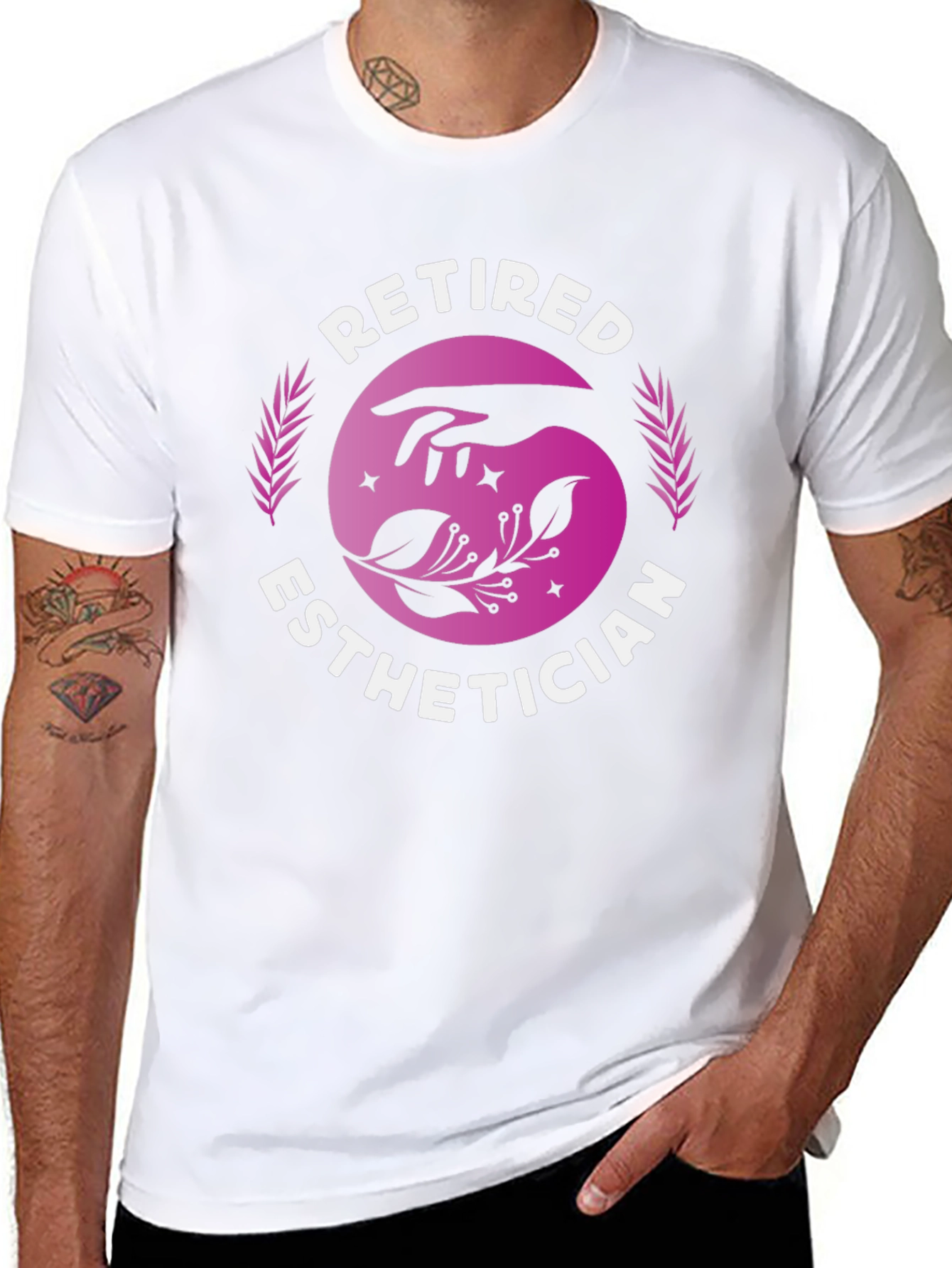 Retired Esthetician Graphic T-Shirt