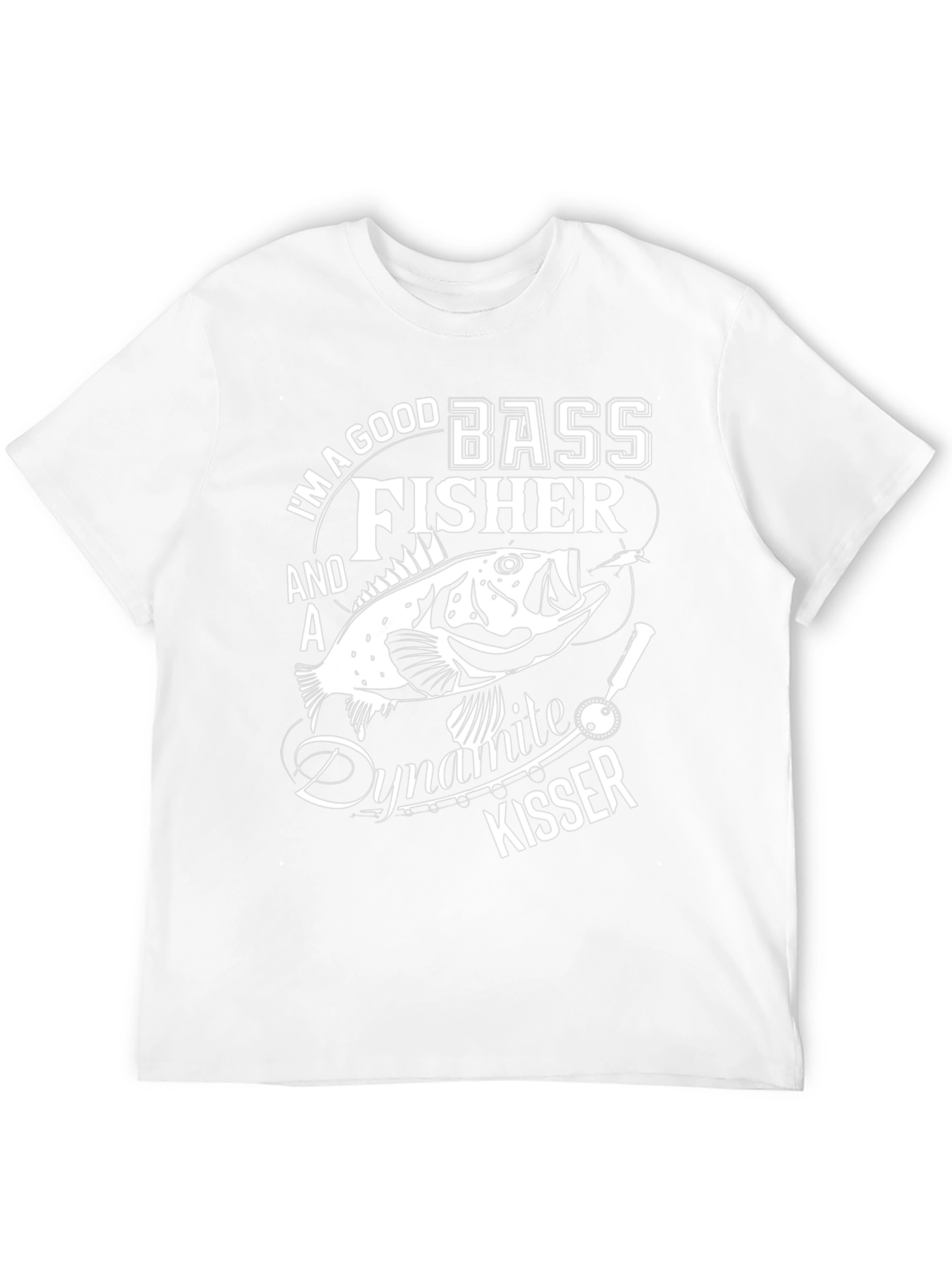 Bass Fisher T-Shirt - Good Fisherman Dynamite Kisser Tee