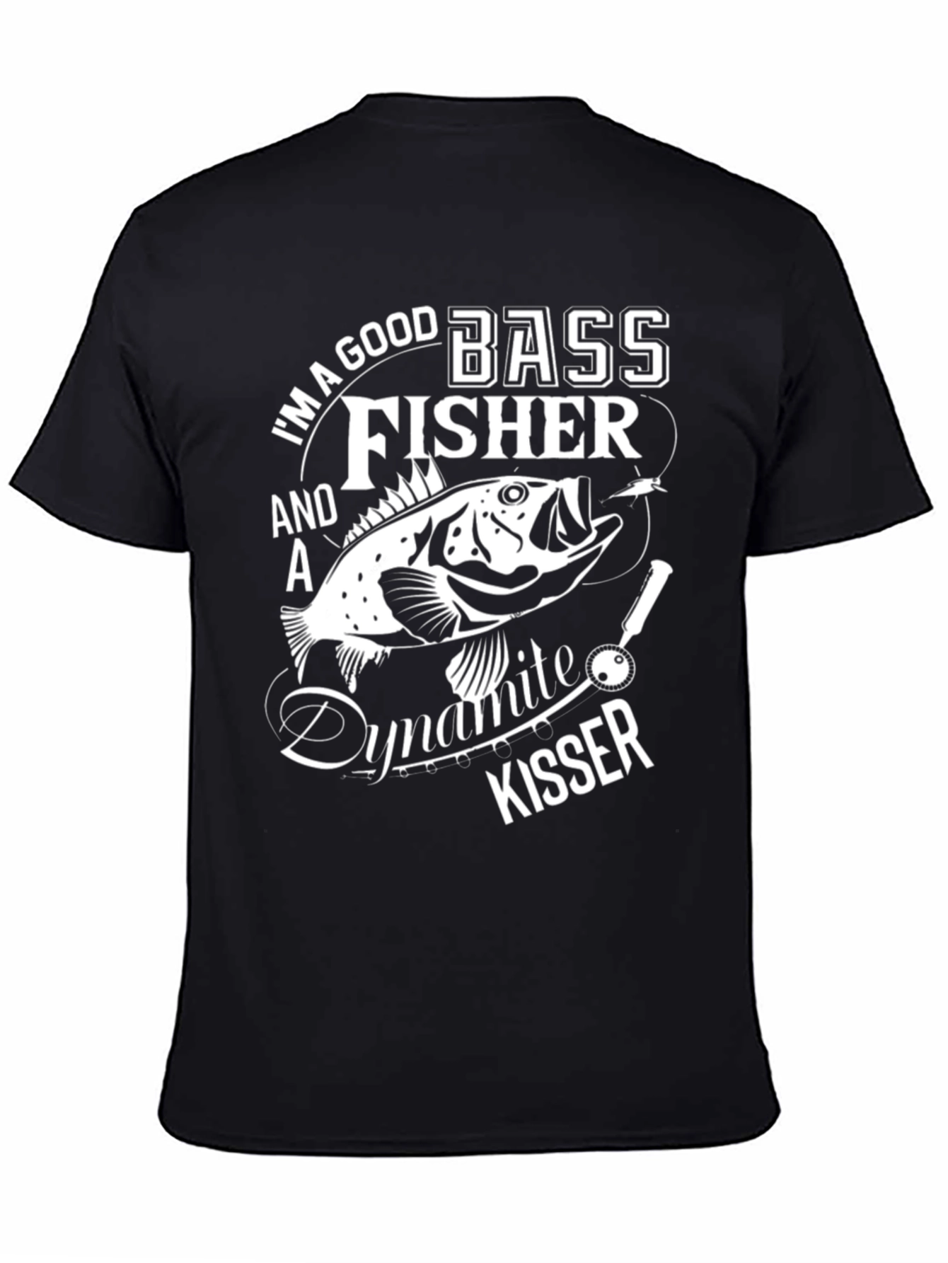 Bass Fisher T-Shirt - Good Fisherman Dynamite Kisser Tee