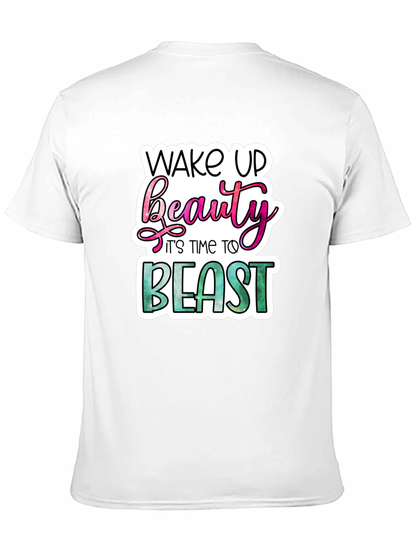 Wake Up Beauty Beast Graphic T-Shirt