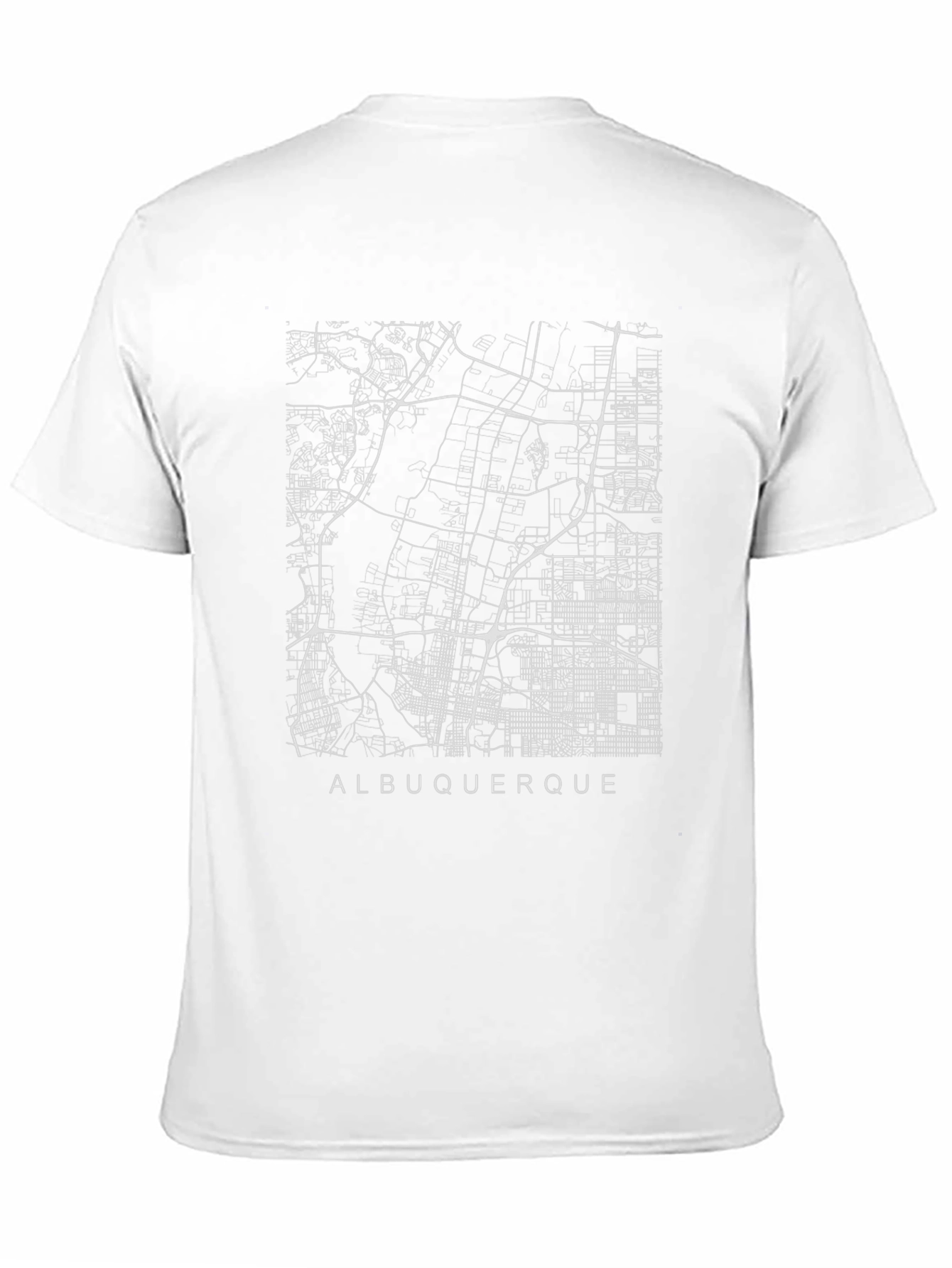 Albuquerque City Map Graphic T-Shirt