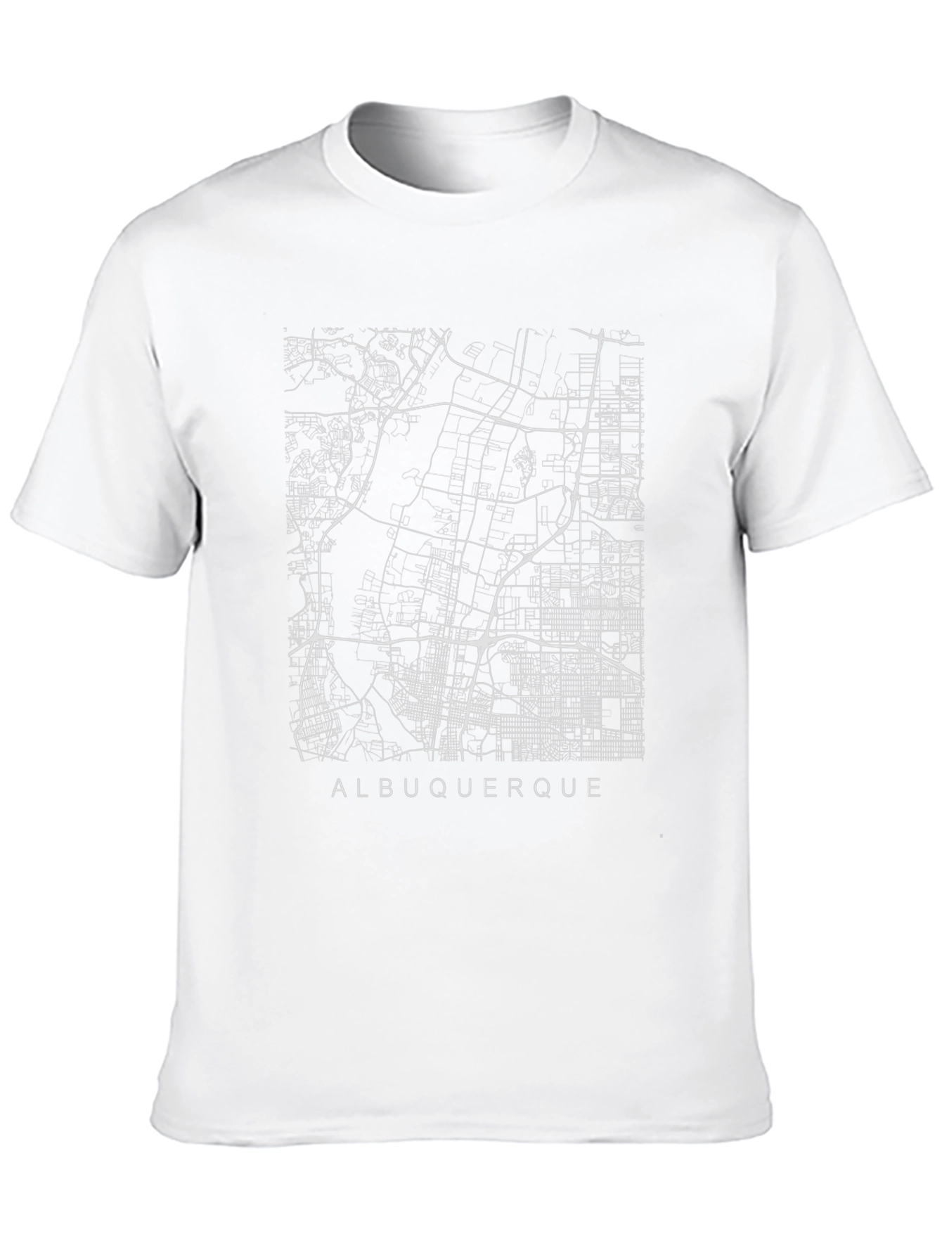 Albuquerque City Map Graphic T-Shirt