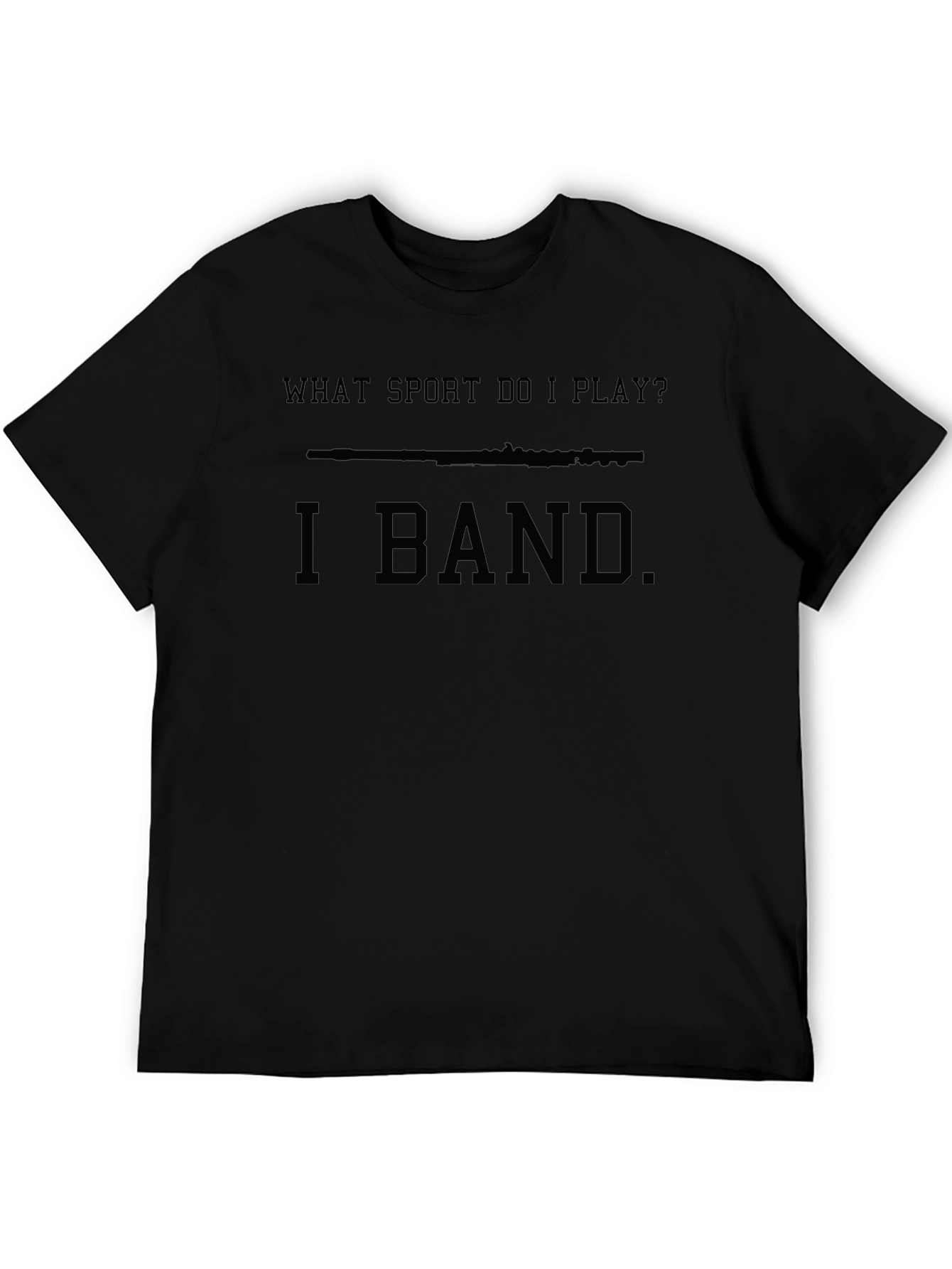 I Band Flute T-Shirt Funny Music Player Tee