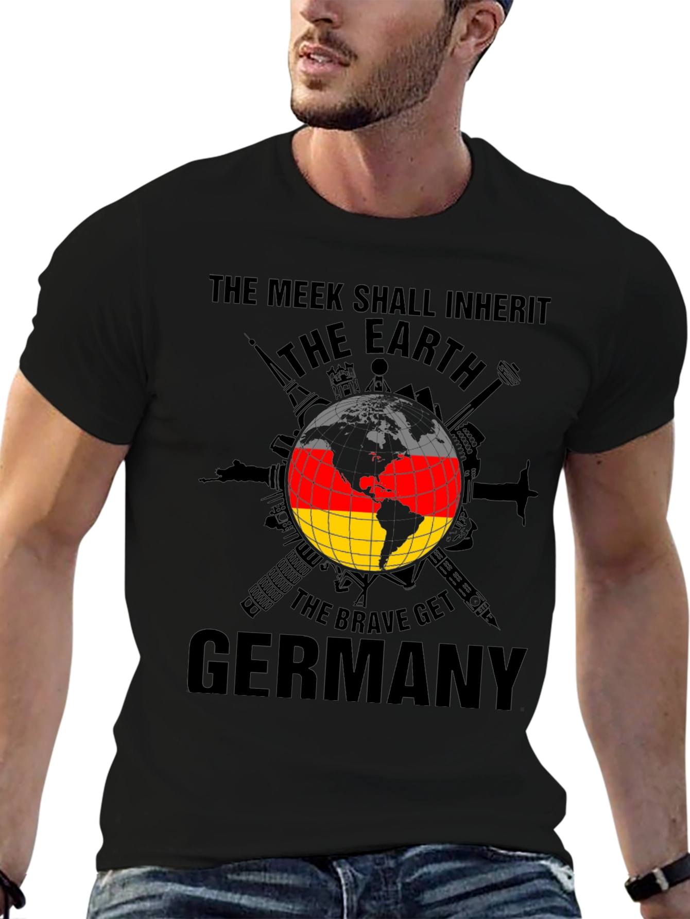 The Meek Shall Inherit Germany Graphic Tee