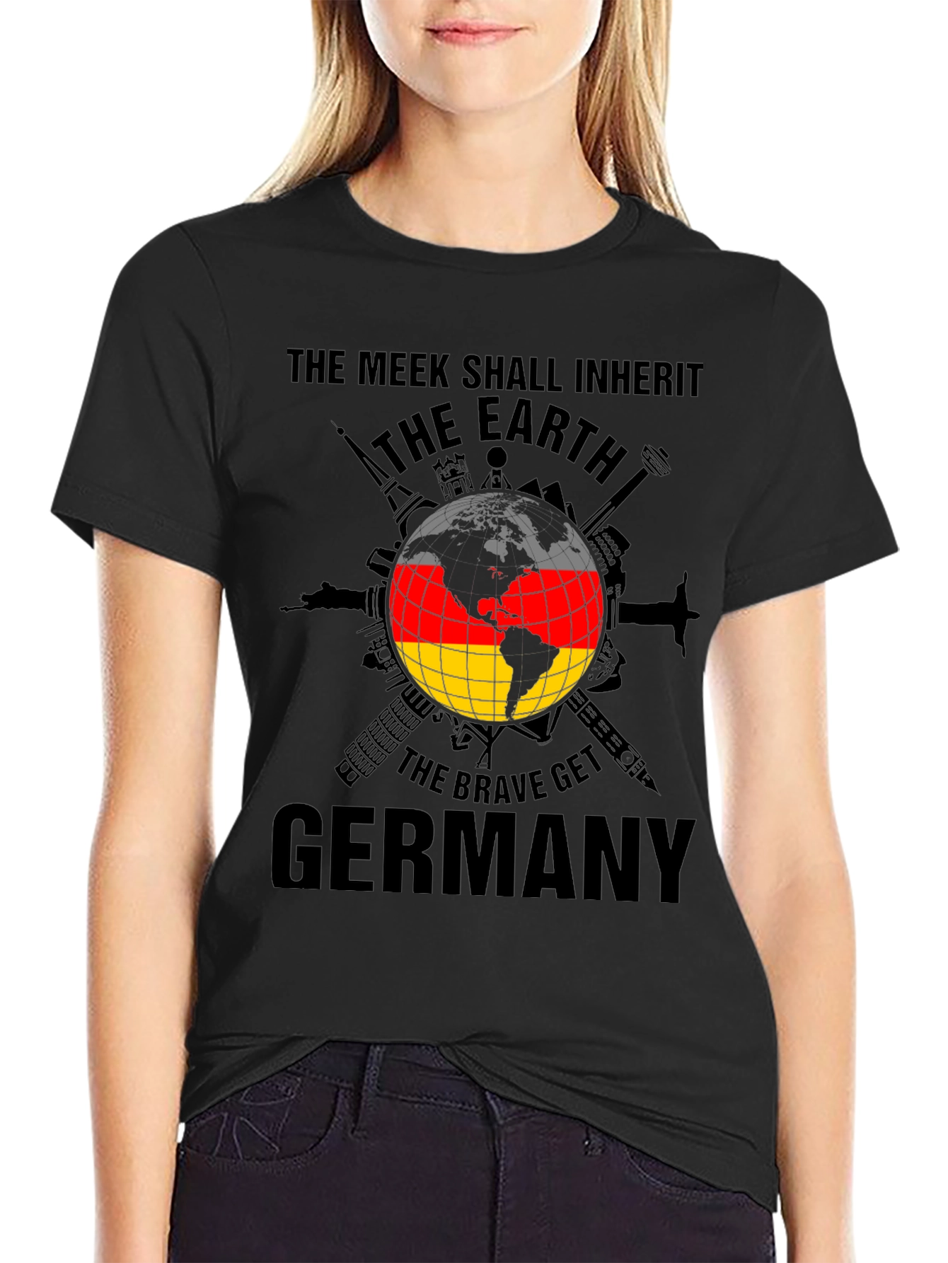 The Meek Shall Inherit Germany Graphic Tee