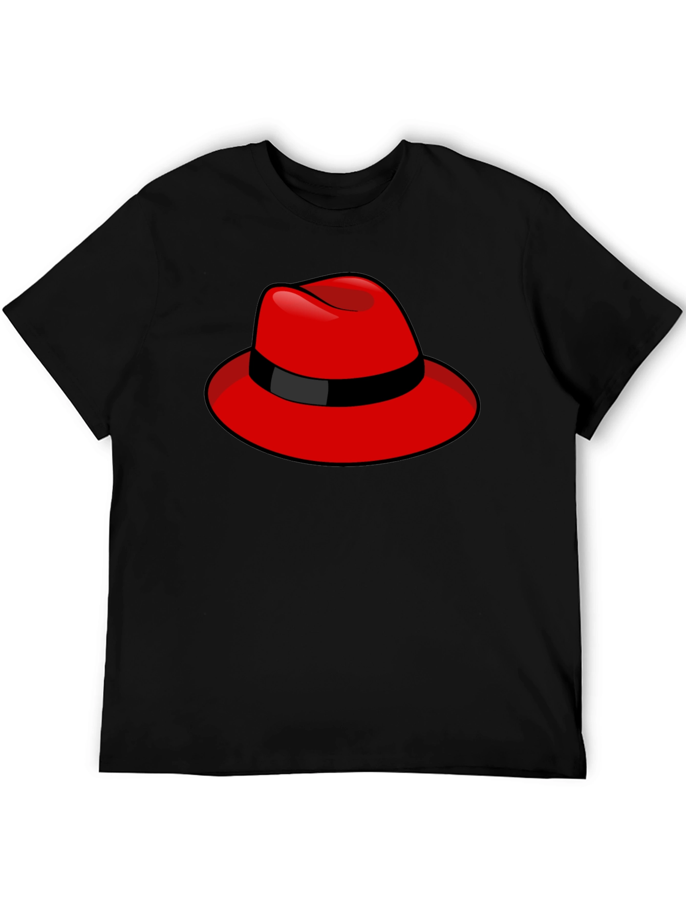 Red Hat Graphic T-Shirt - Stylish & Comfortable