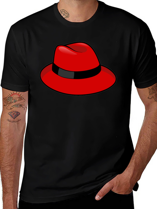 Red Hat Graphic T-Shirt - Stylish & Comfortable
