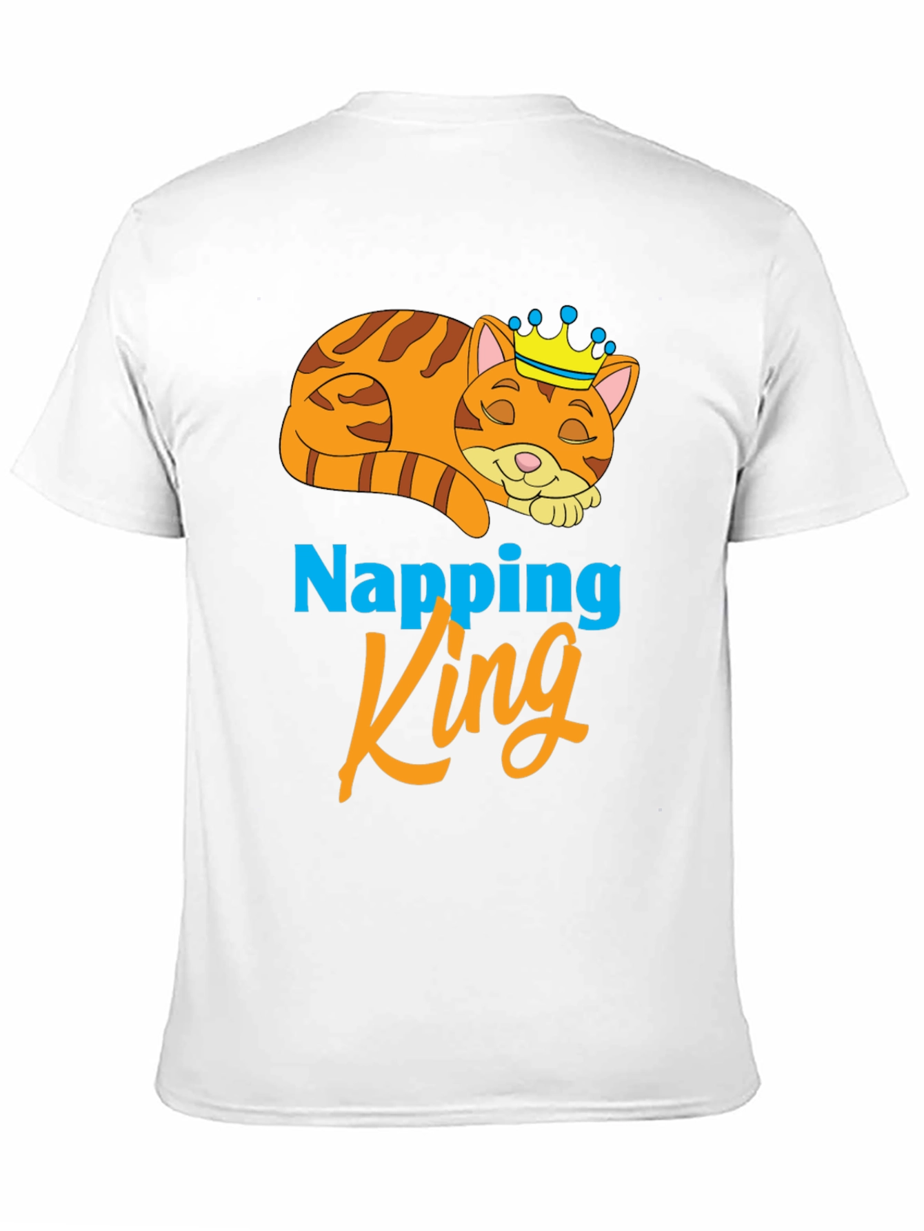 Napping King T-Shirt Cute Cat Tee