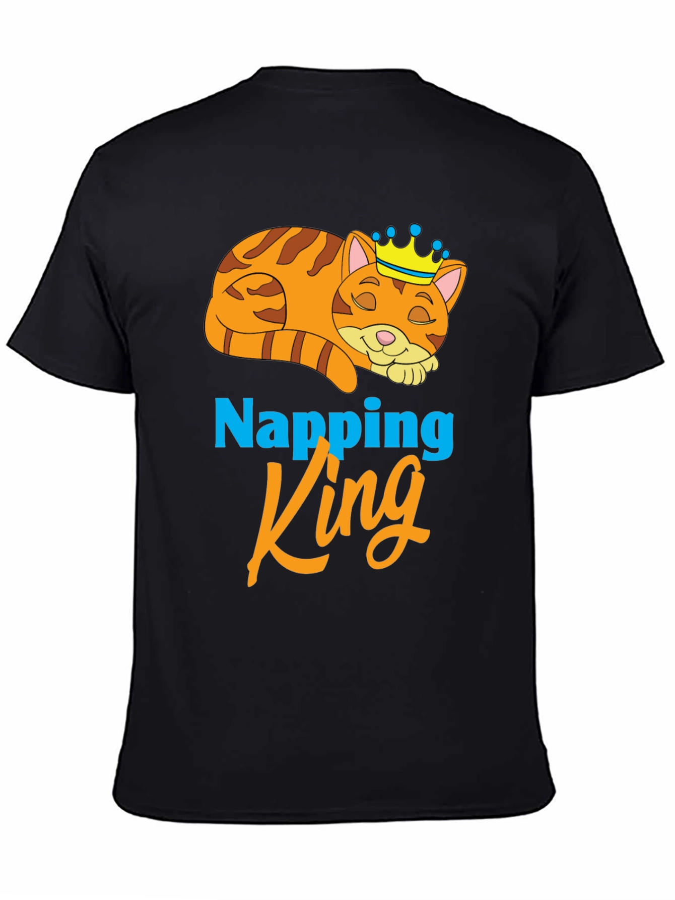 Napping King T-Shirt Cute Cat Tee
