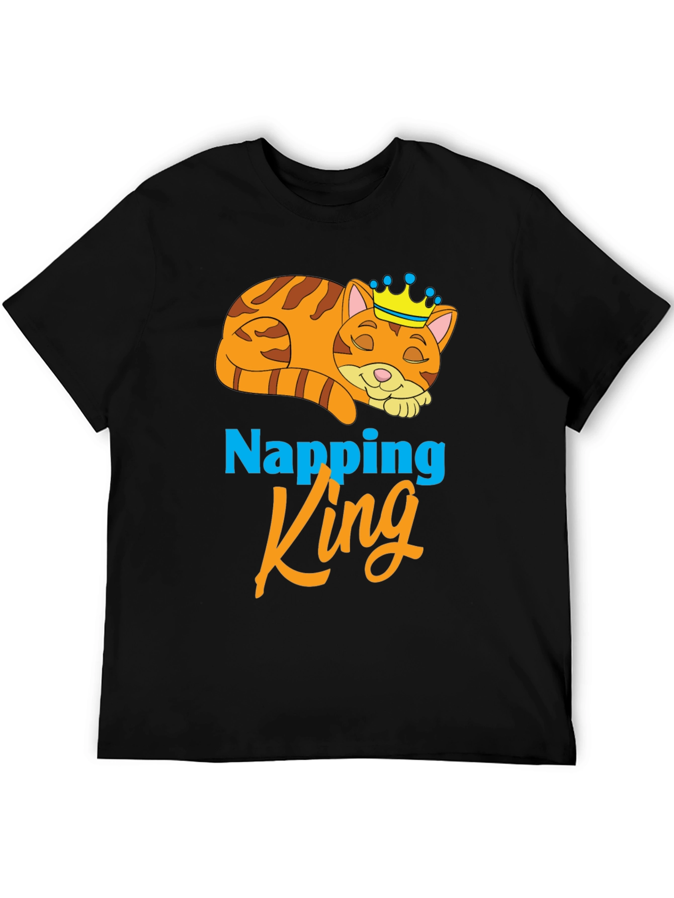Napping King T-Shirt Cute Cat Tee