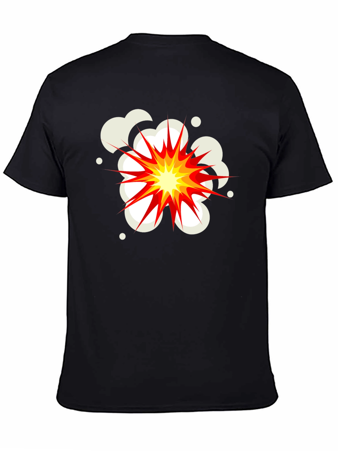 Explosion Graphic Black T-Shirt