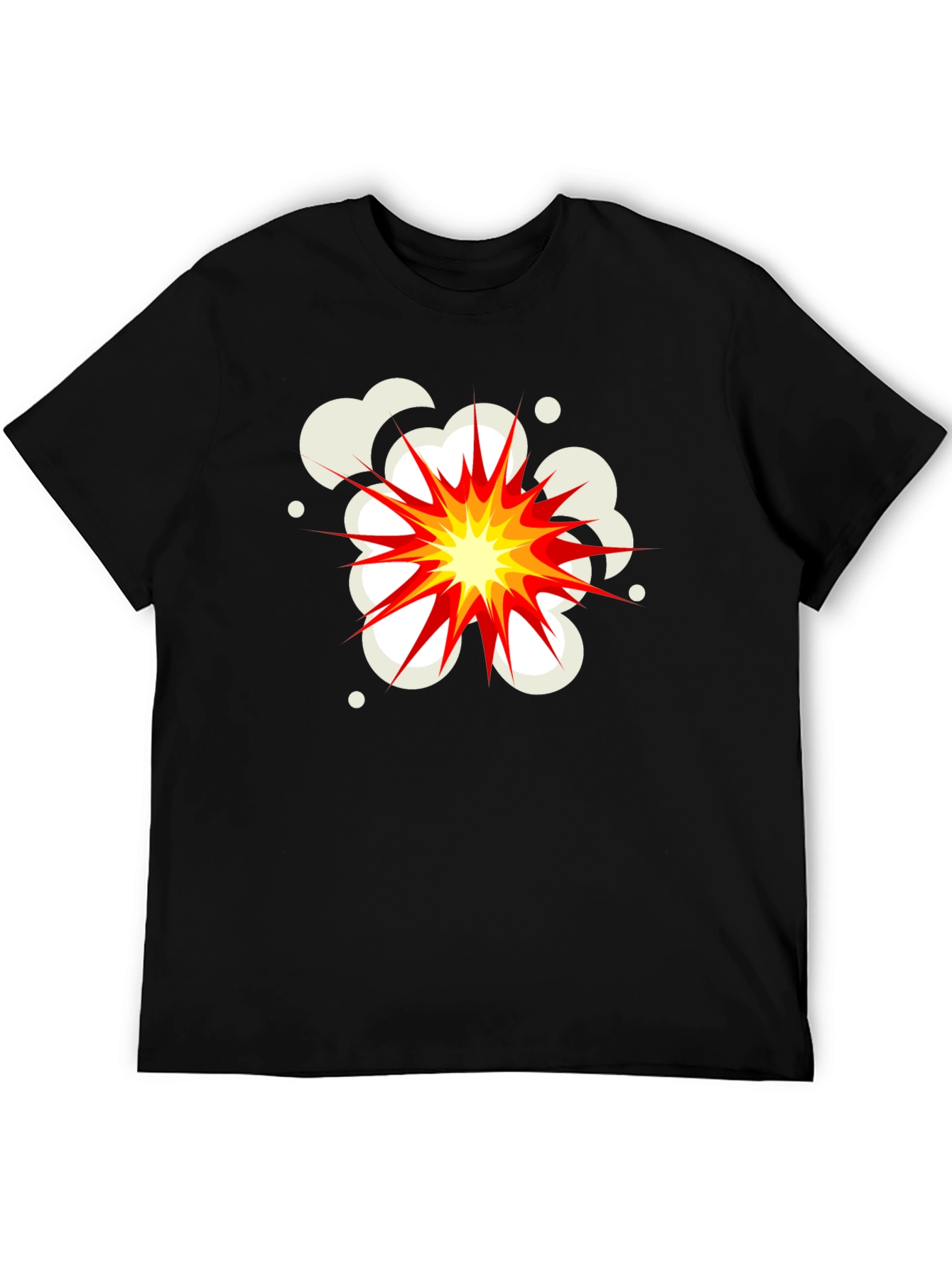 Explosion Graphic Black T-Shirt