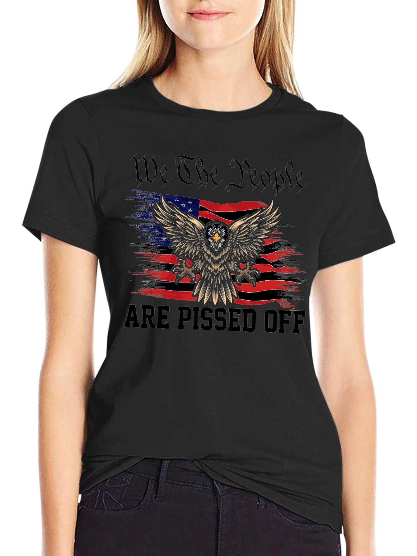 We The People Eagle Graphic T-Shirt