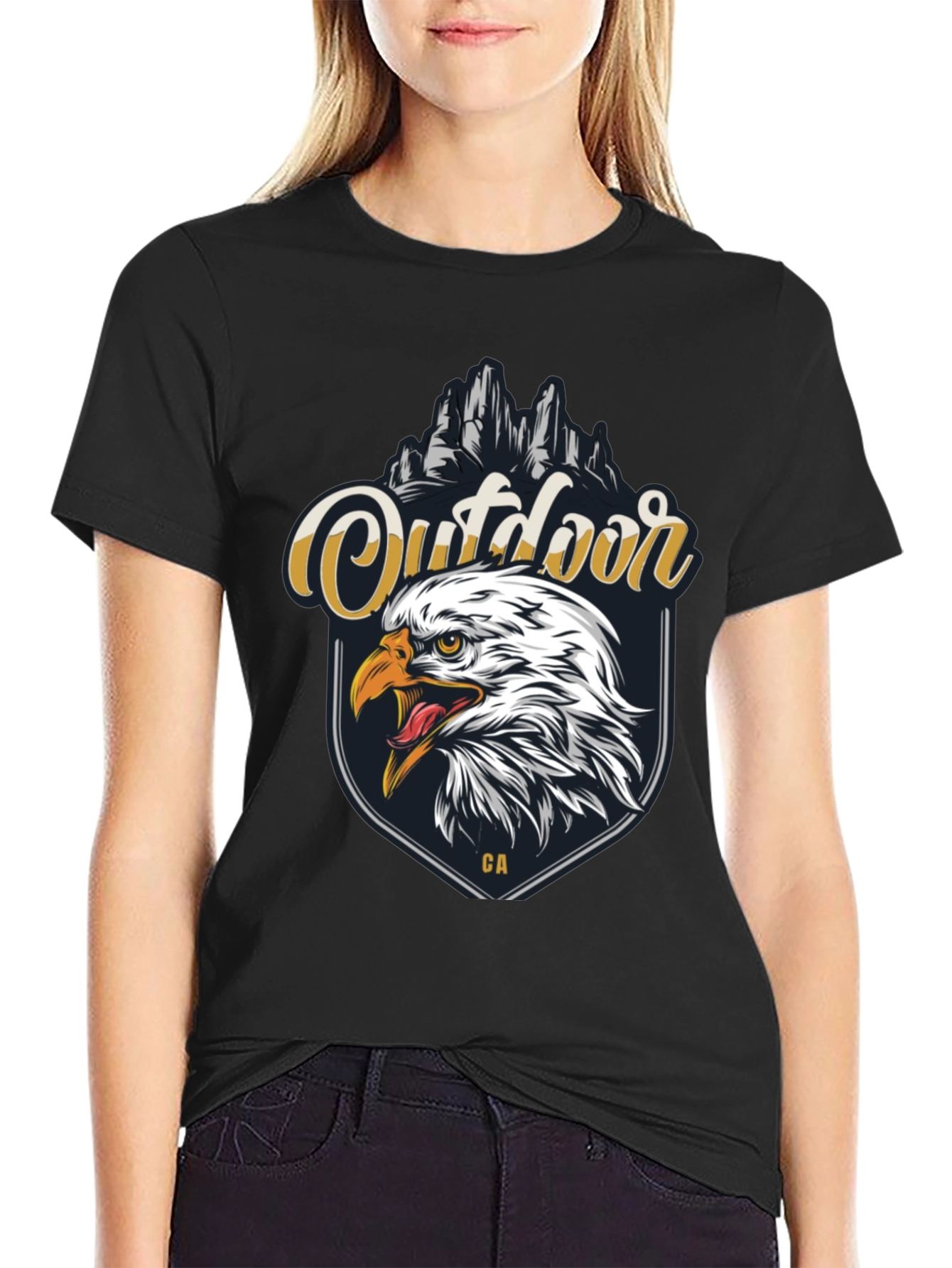 Outdoor Eagle Graphic T-Shirt