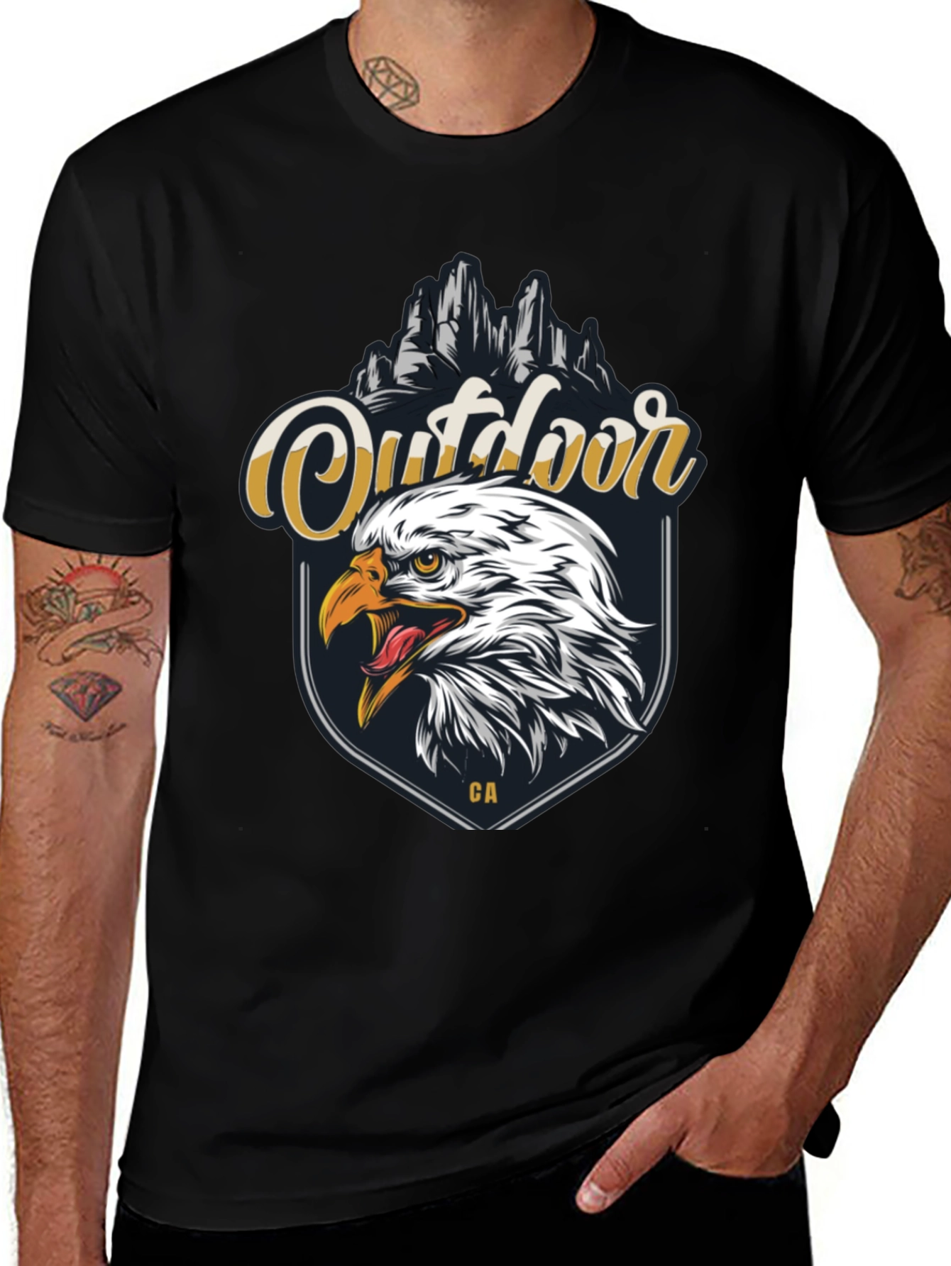 Outdoor Eagle Graphic T-Shirt